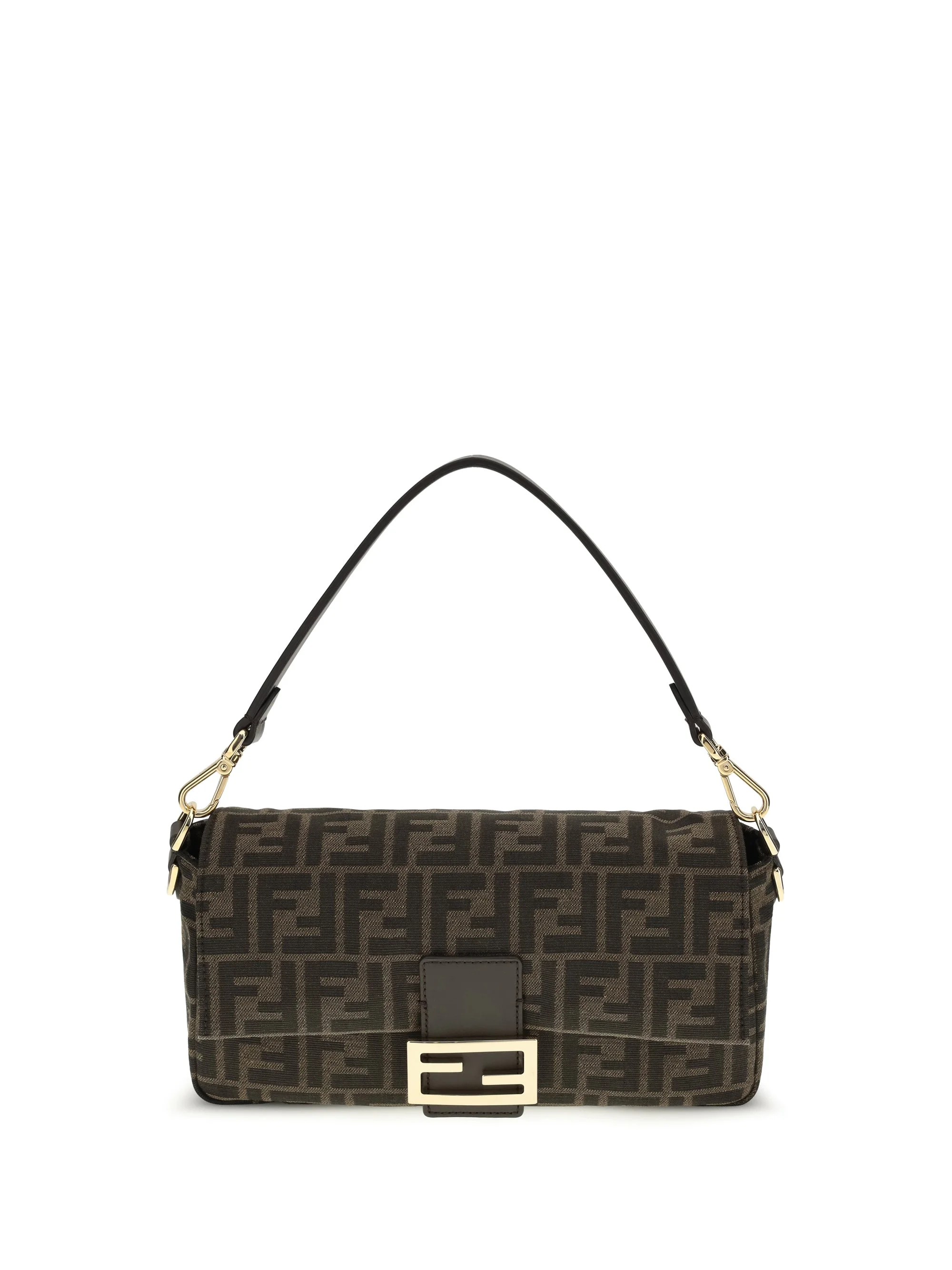 Fendi Women Baguette Shoulder Bag In Ff Jacquard - 1