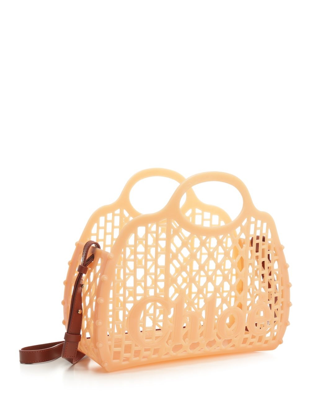 S517 - Chloe Cage Handbags Beige - 2