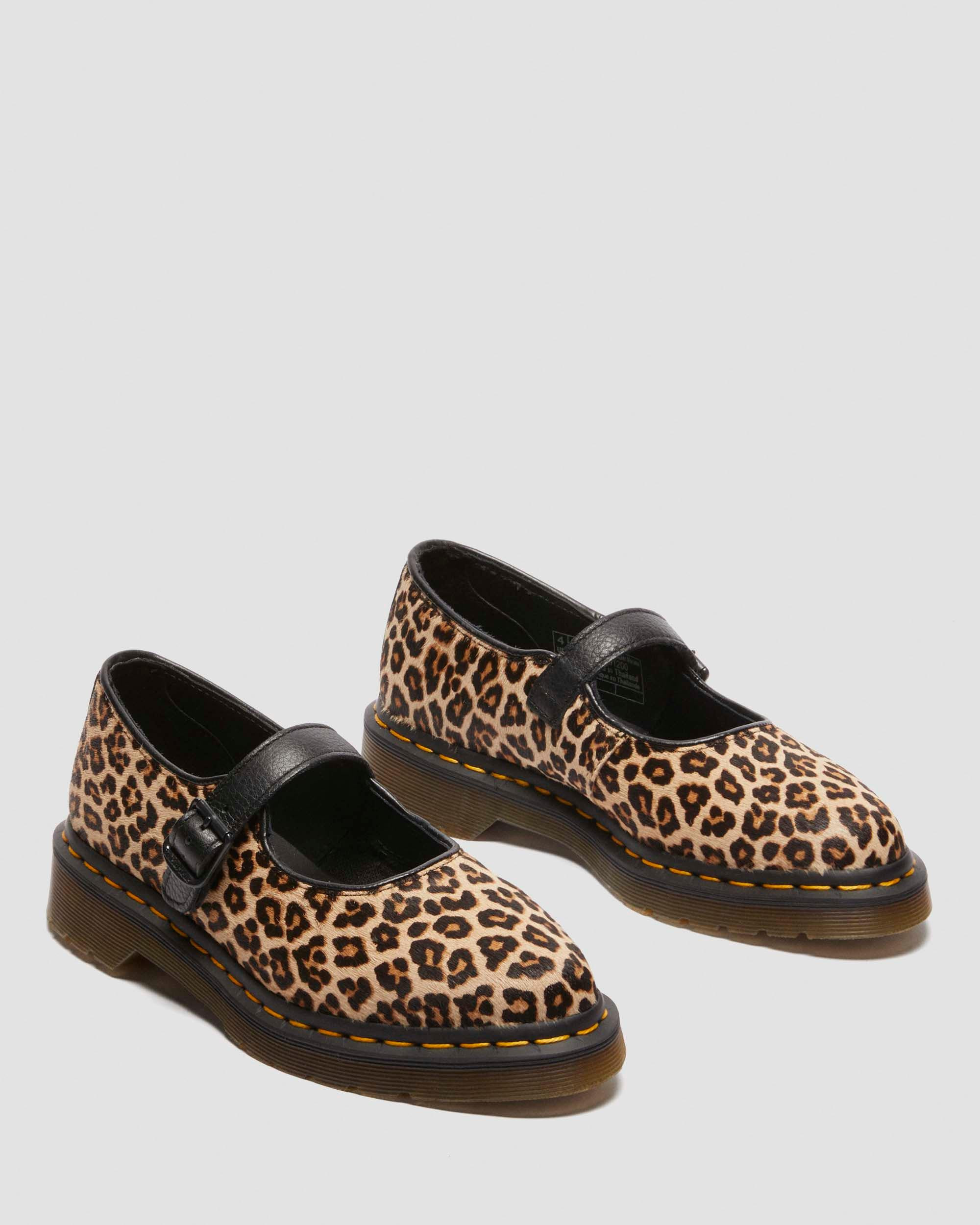Elphie Leopard Mary Jane Shoes - 8