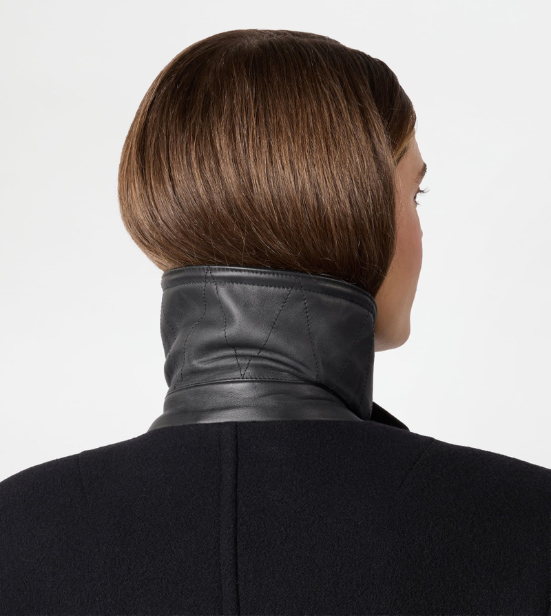 PEACOAT IN WOOL - BLACK 6