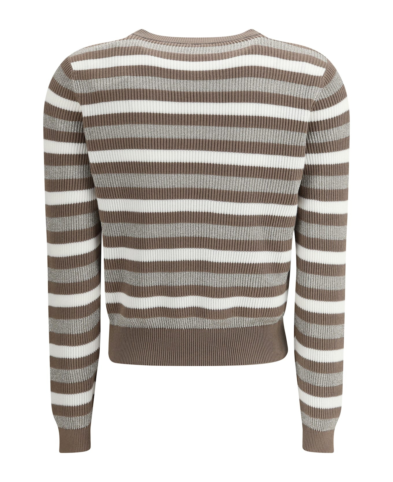 Sparkling Striped Sweater - 2