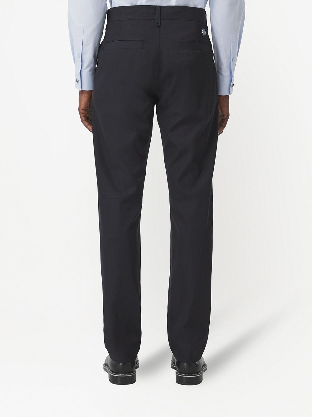 tailored wool-blend trousers - 4