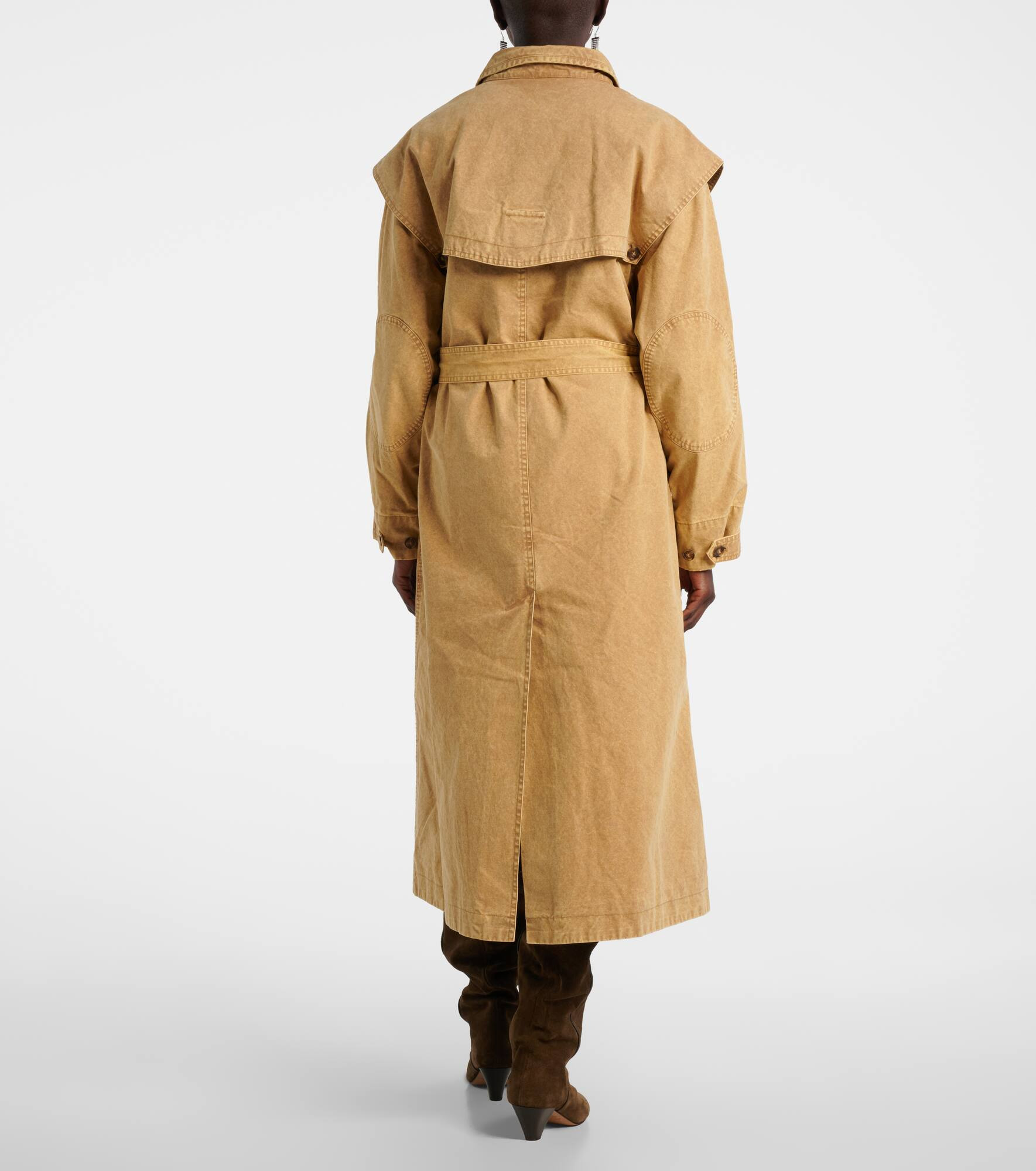 Michaela denim trench coat - 3
