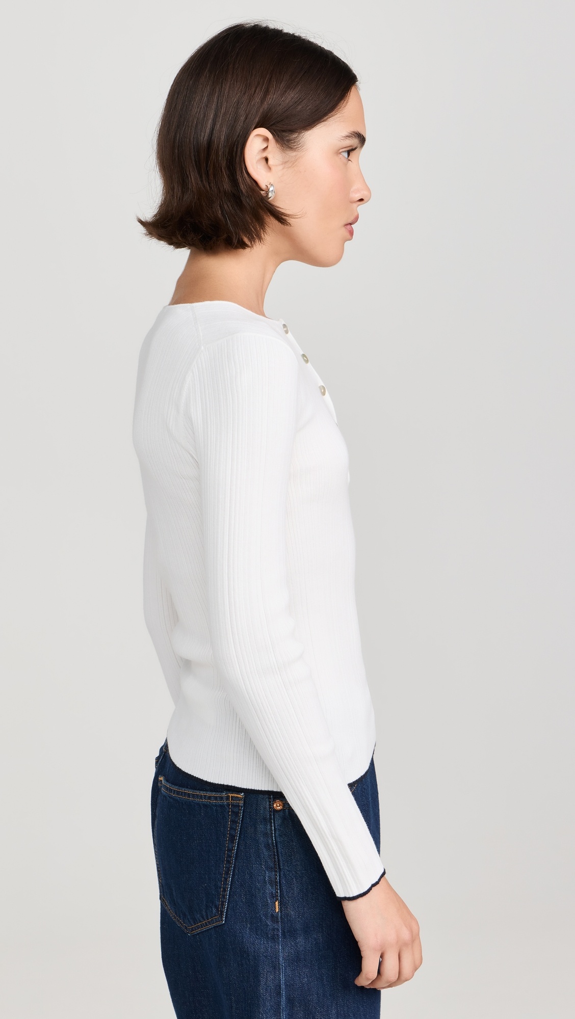 Tipped Edge Henley - 3