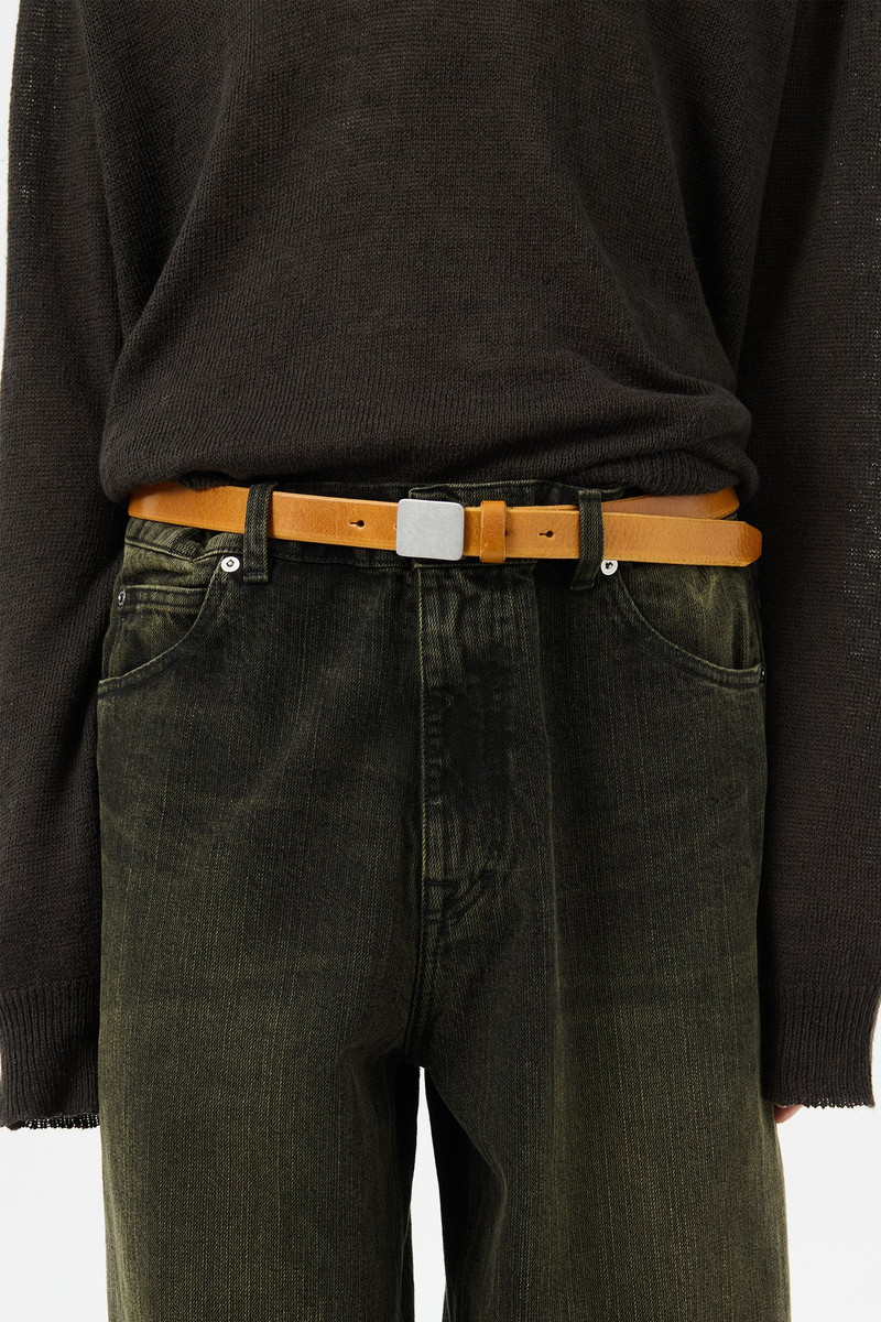 Speed Belt Hot Yellow Leather 3