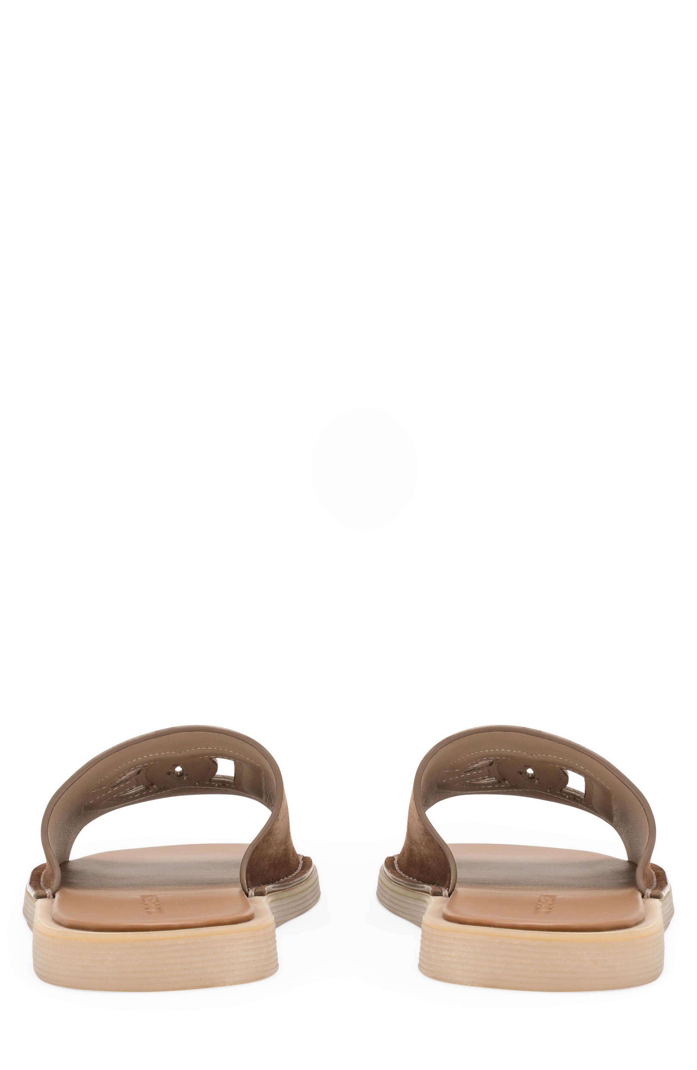 Dolce&Gabbana Crosta Slide Sandal in 80024-Nocciola at Nordstrom - 7