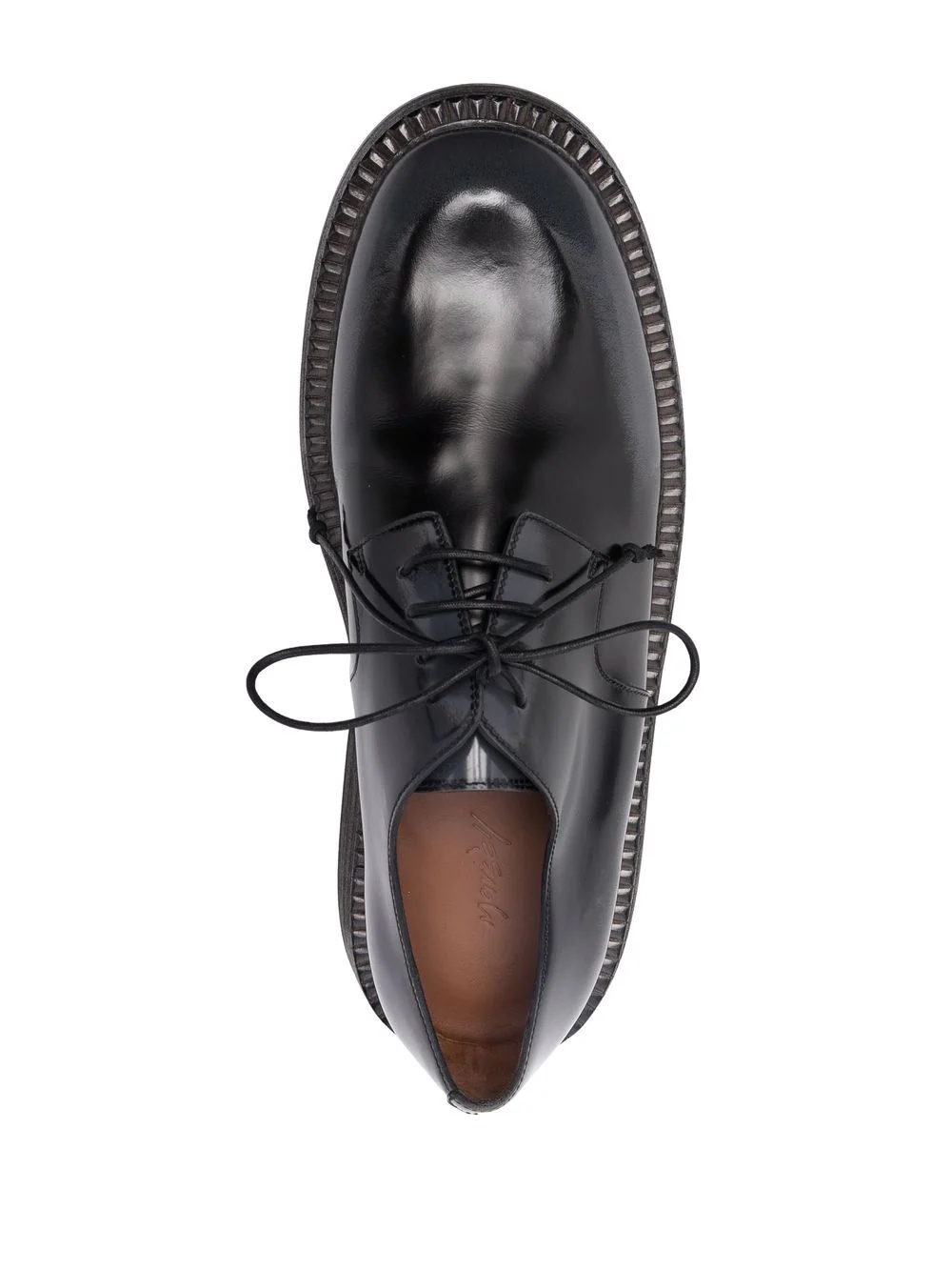 derby leather shoes - 4