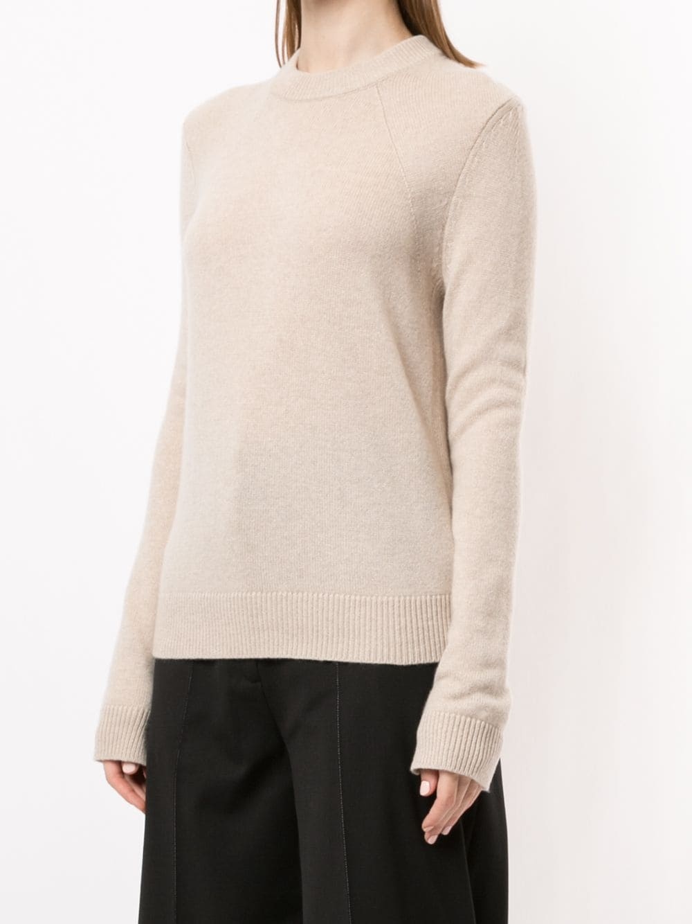 raglan sleeves eco cashmere jumper - 3