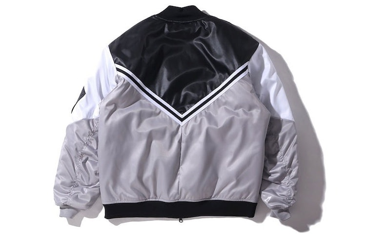 Air Jordan Wings MA-1 Back V Contrasting Colors Jacket Black CD5458-010 - 2
