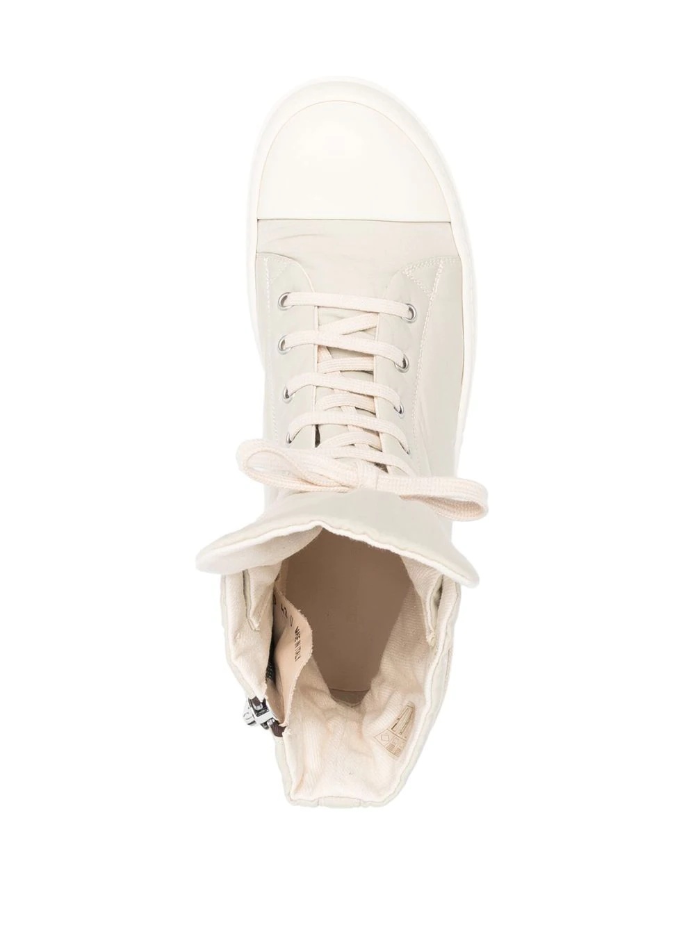high-top lace-up sneakers - 4