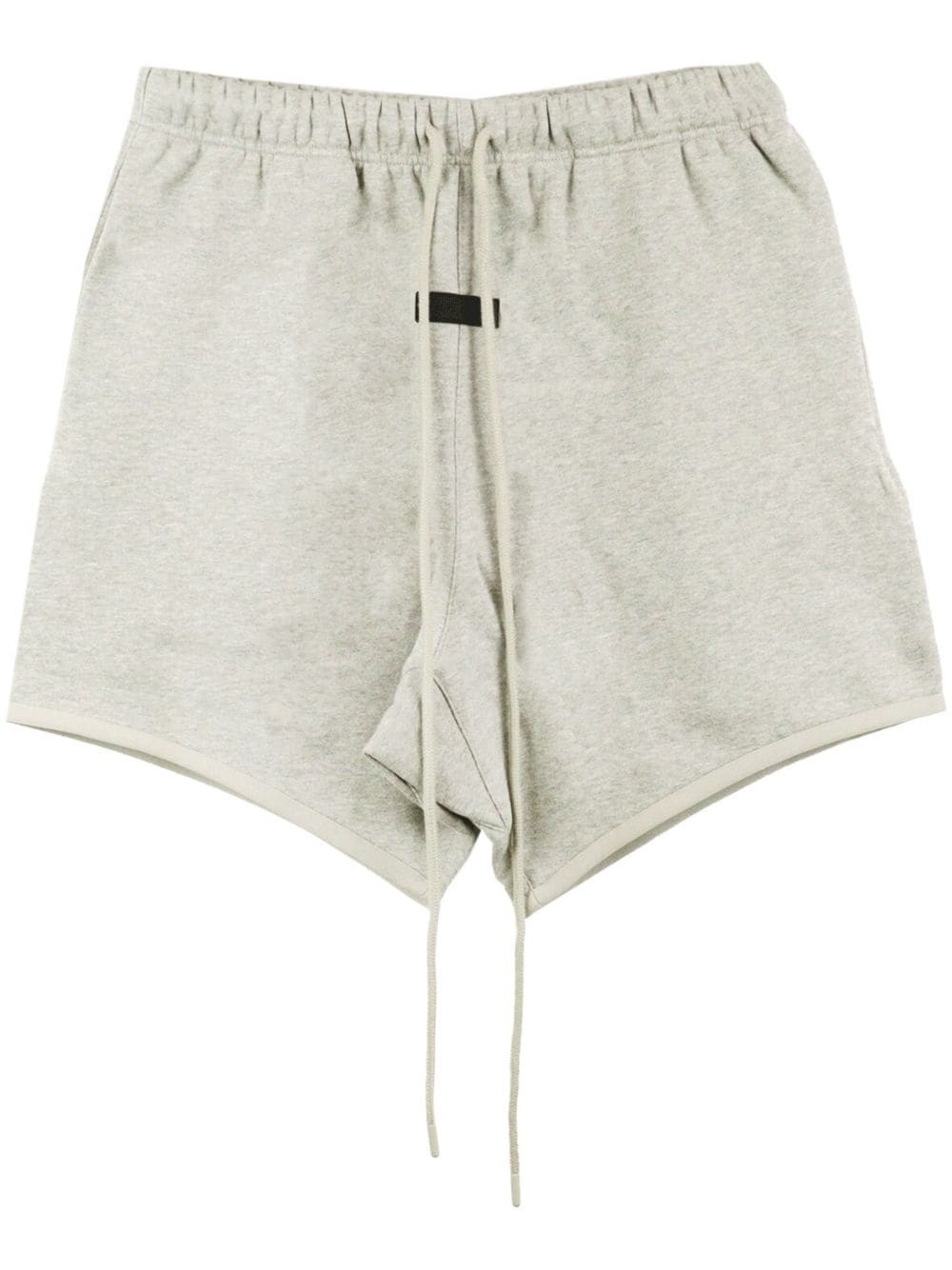 logo-patch drawstring-waist track shorts - 1