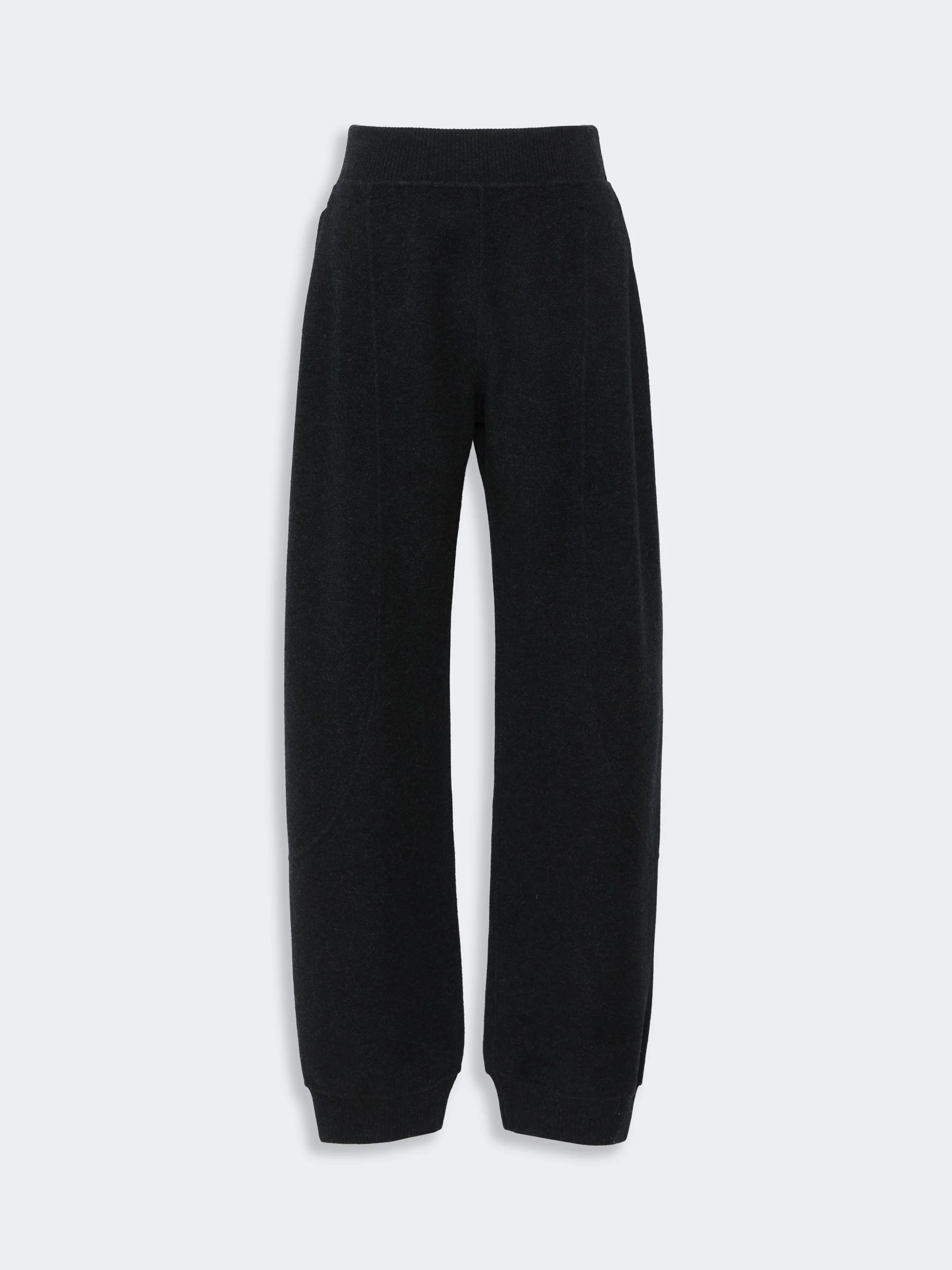 CESTO Wool and cashmere jogging trousers - DARK GREY - 1
