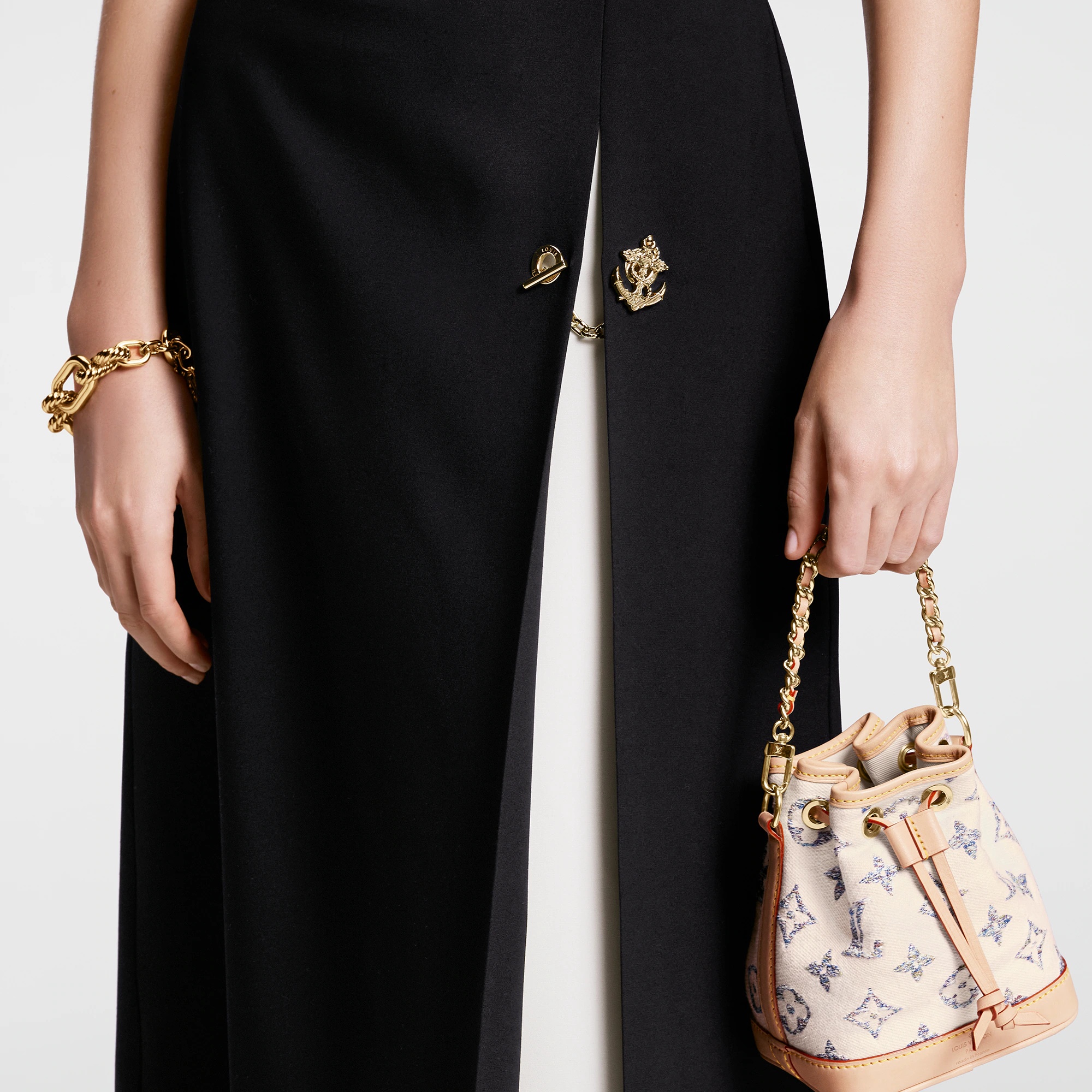 Graphic Box Pleat Maxi Skirt - 2