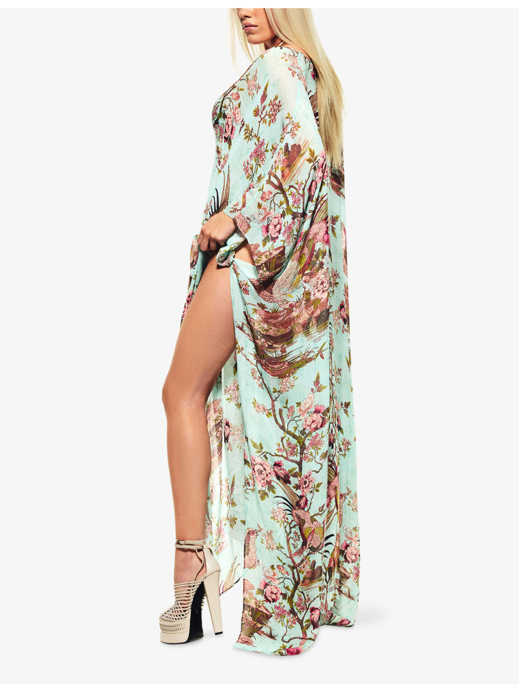 SKIMS x Cavalli Graphic-Print Stretch-Woven Kaftan - 5