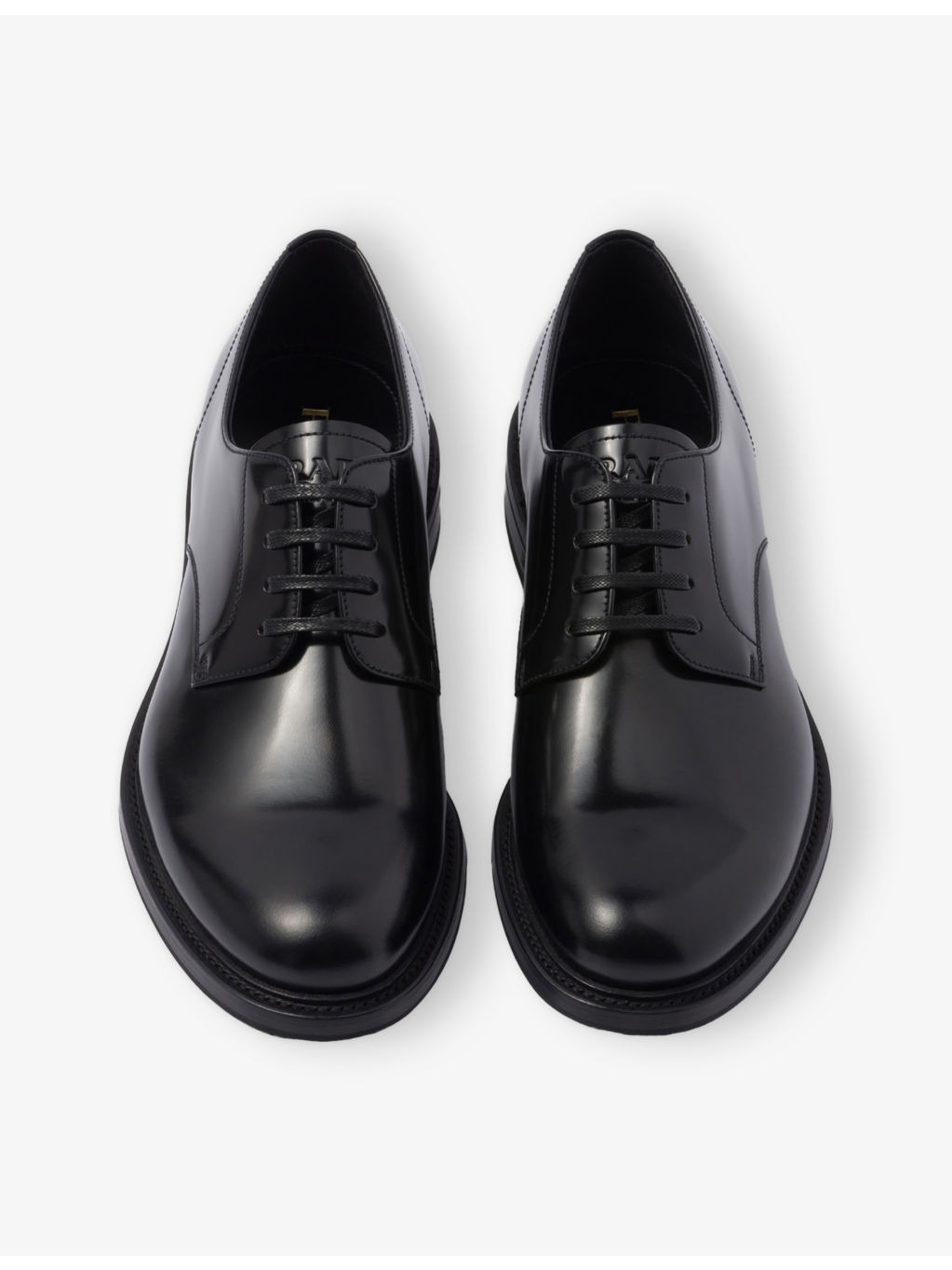 Brushed Leather Lace-Up Shoes - 2
