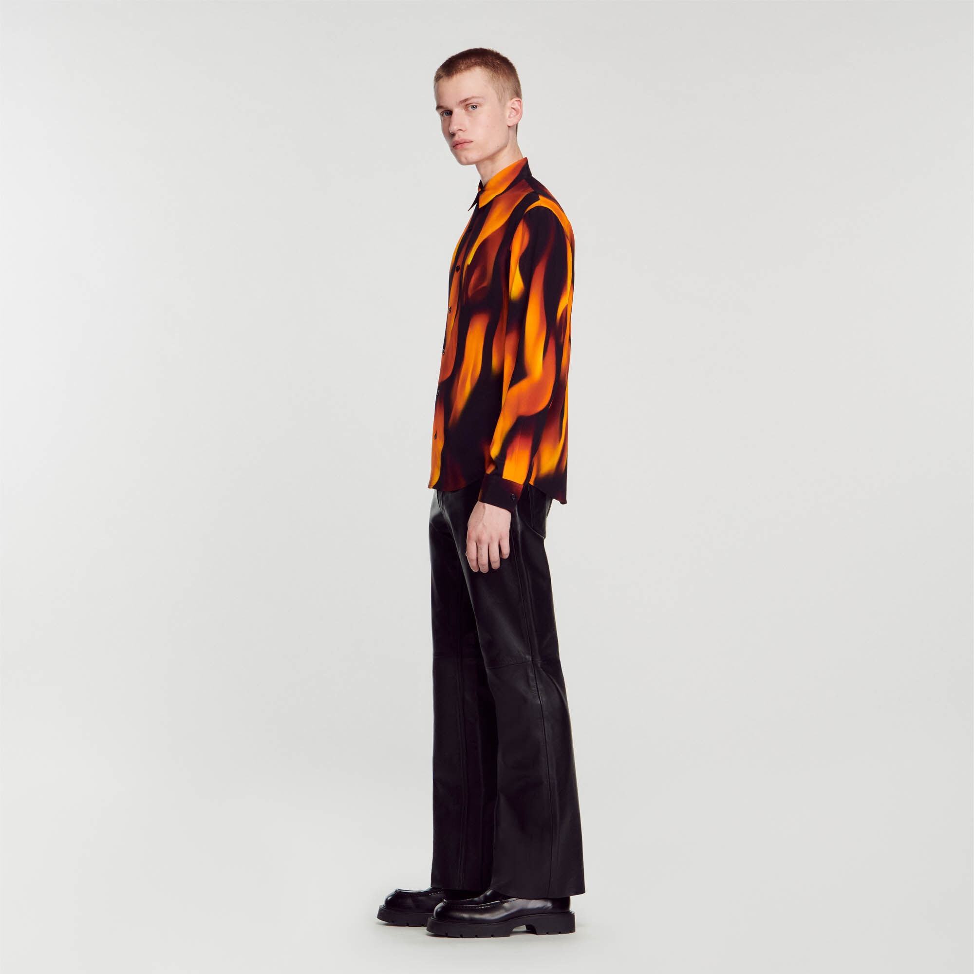 FLAME PATTERN SHIRT - 7