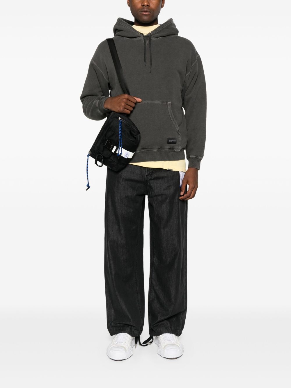 drawstring-hem jeans - 2