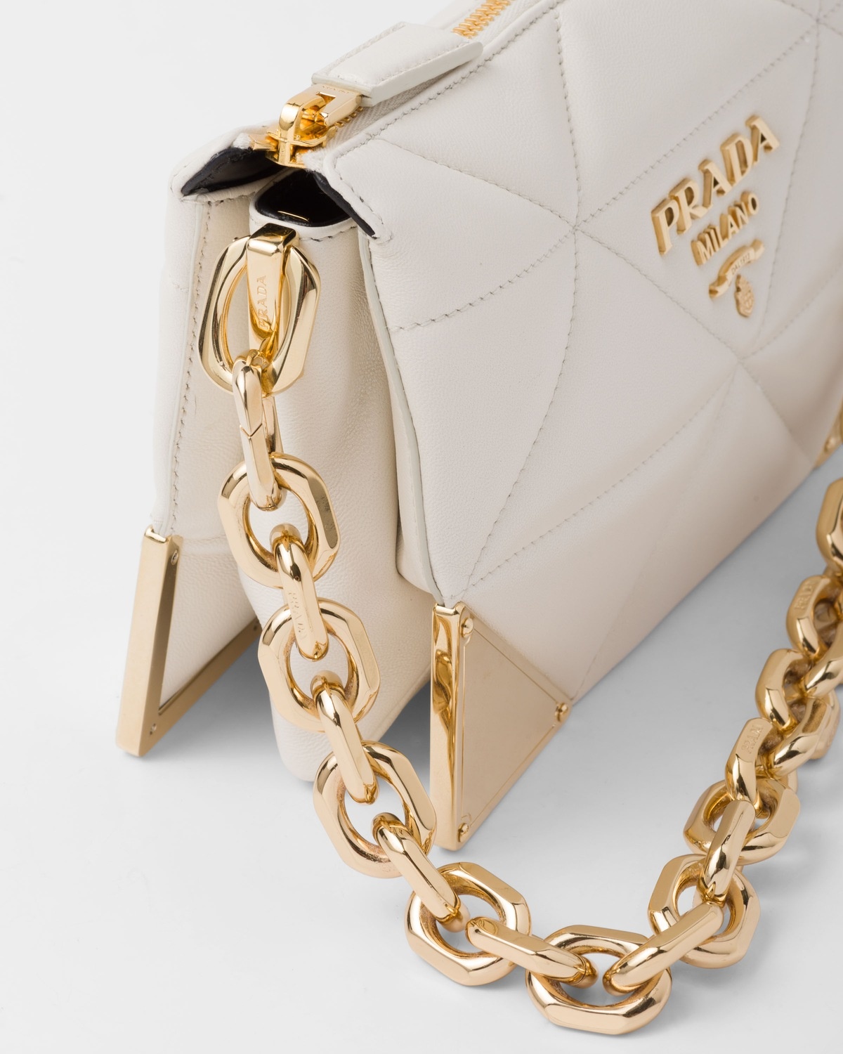 Quilted nappa leather shoulder bag - 6