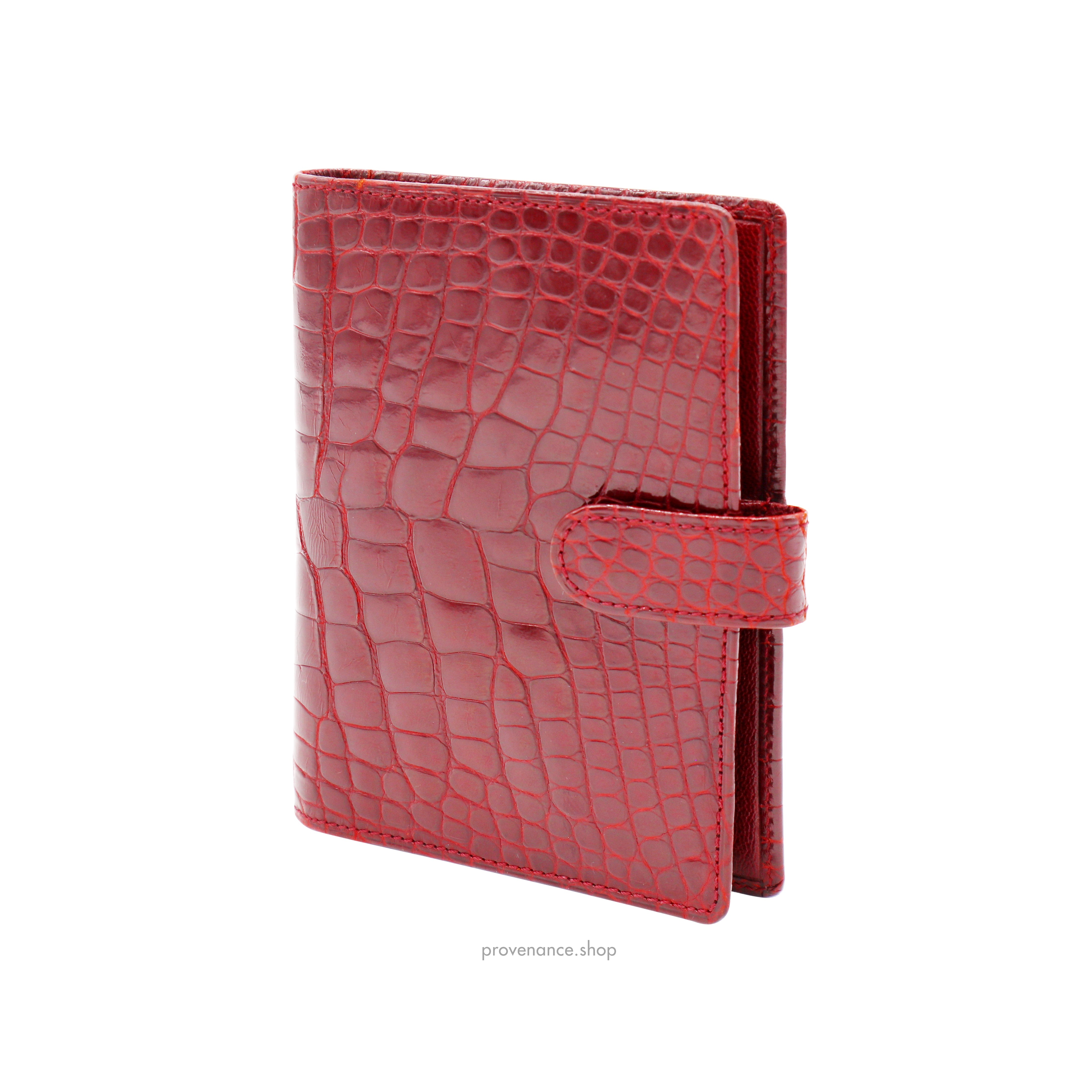 Louis Vuitton SPECIAL ORDER Agenda Fonctionnel PM - Alligator Rubis - 6