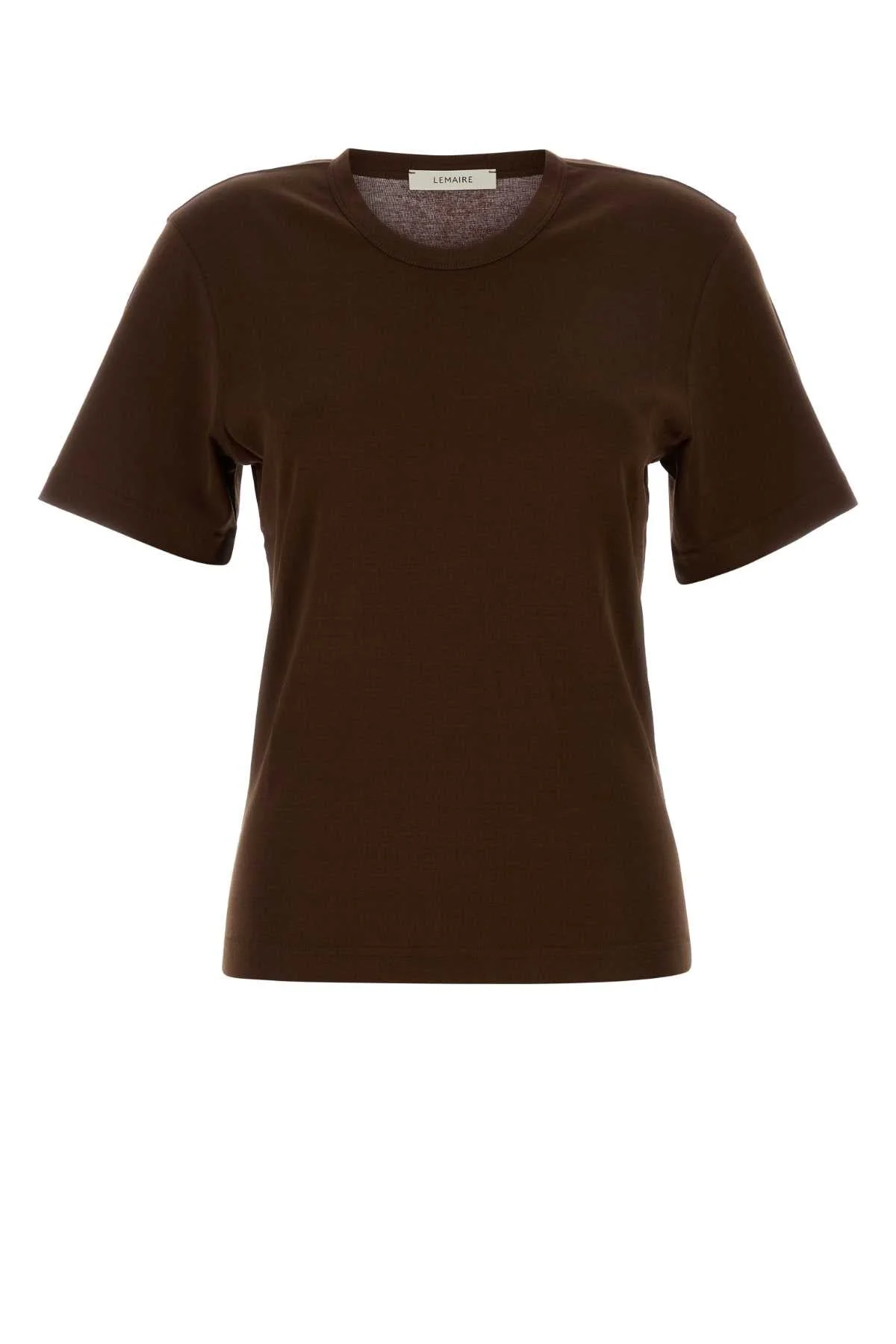 Lemaire Women Chocolate Cotton T-Shirt - 1
