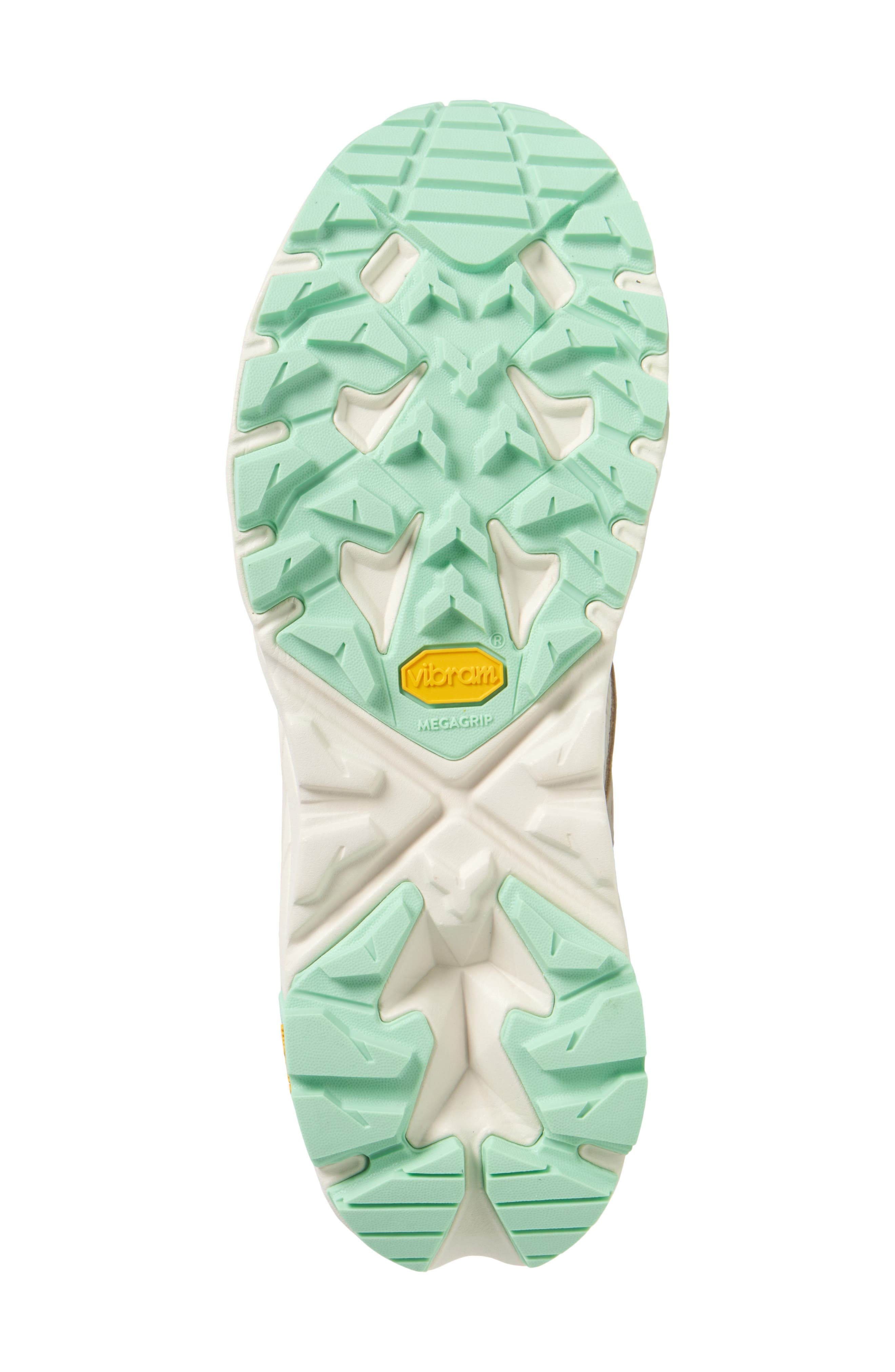 HOKA Anacapa Breeze Aero Low Breathable Trail Running Shoe in Alabaster /Mint Fluorite at Nordstrom - 6
