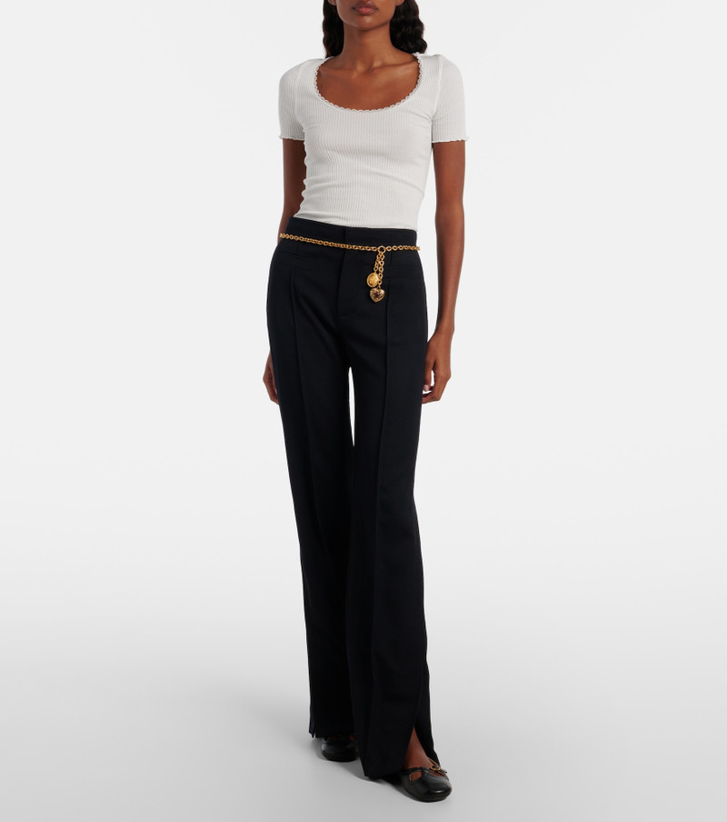 Chloé Leonore leather ballet flats outlook