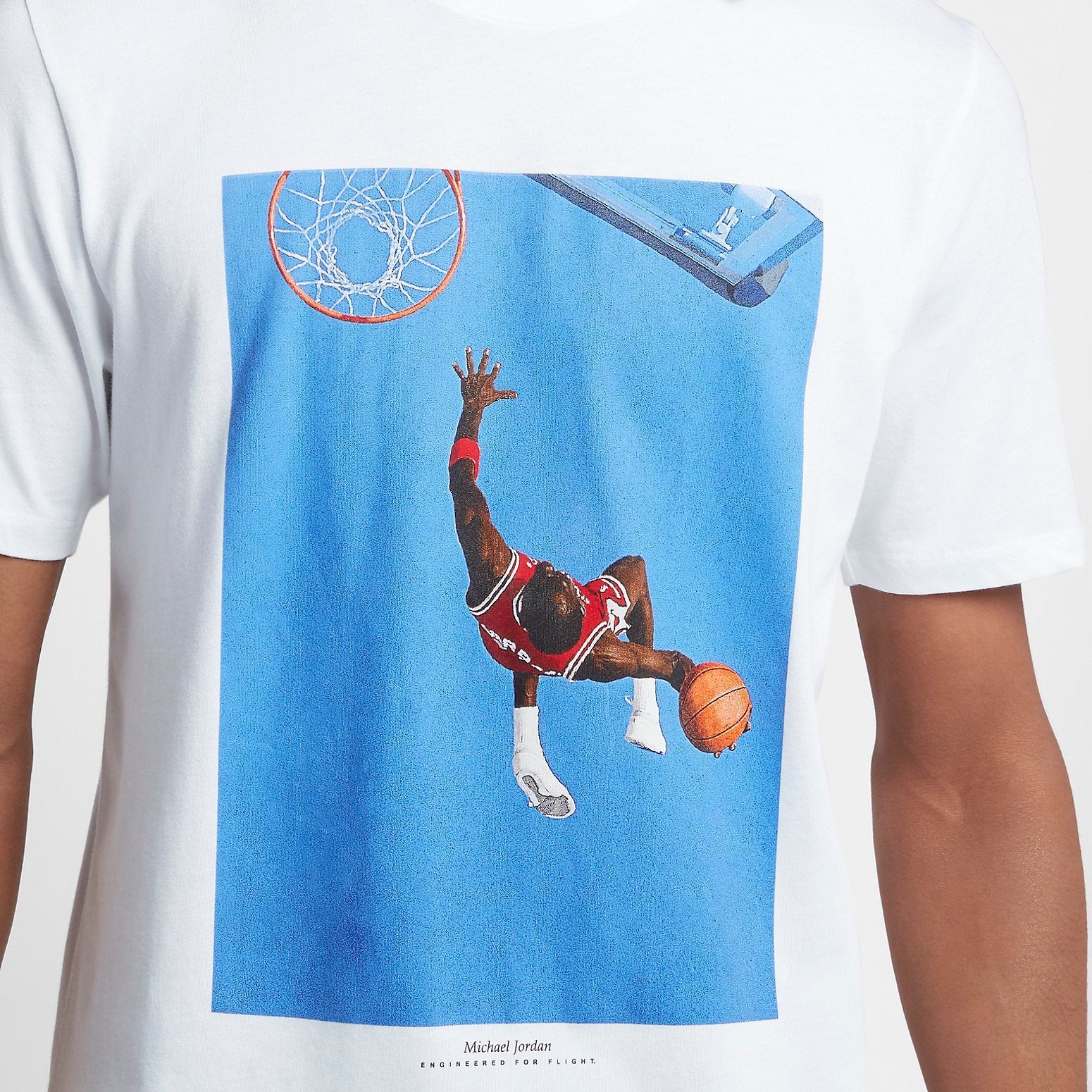 Air Jordan Slam Dunk Photo Tee 'White' 915934-100 - 2