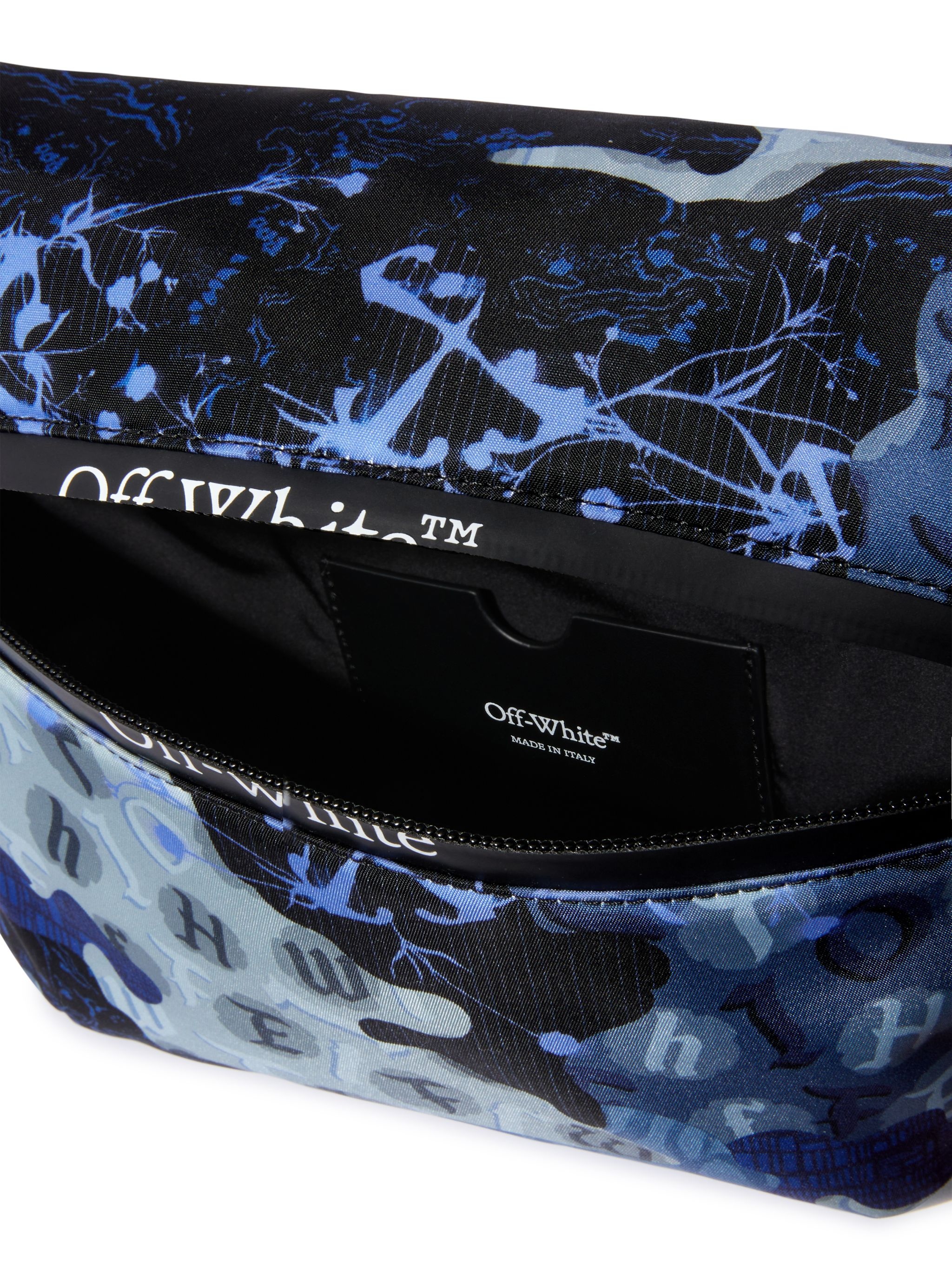 Blue Camo Nylon Waistbag - 5