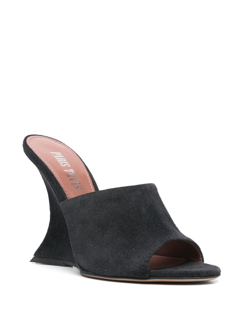 PARIS TEXAS 105mm suede mules outlook