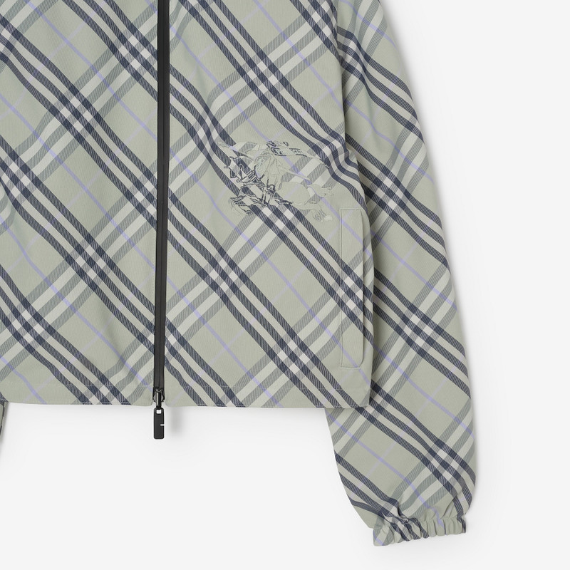 Burberry Cropped Reversible Check Jacket outlook