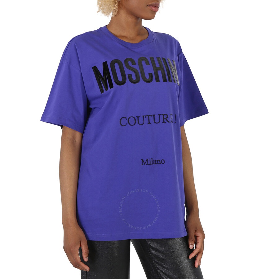 Moschino Logo-Printed Crewneck T-Shirt - 5