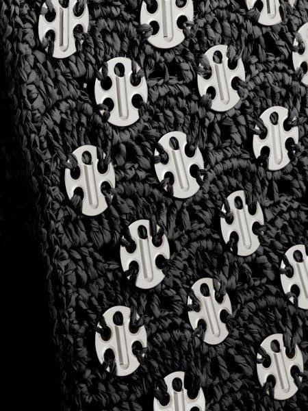 1969 BLACK BAG IN RAFFIA - 3