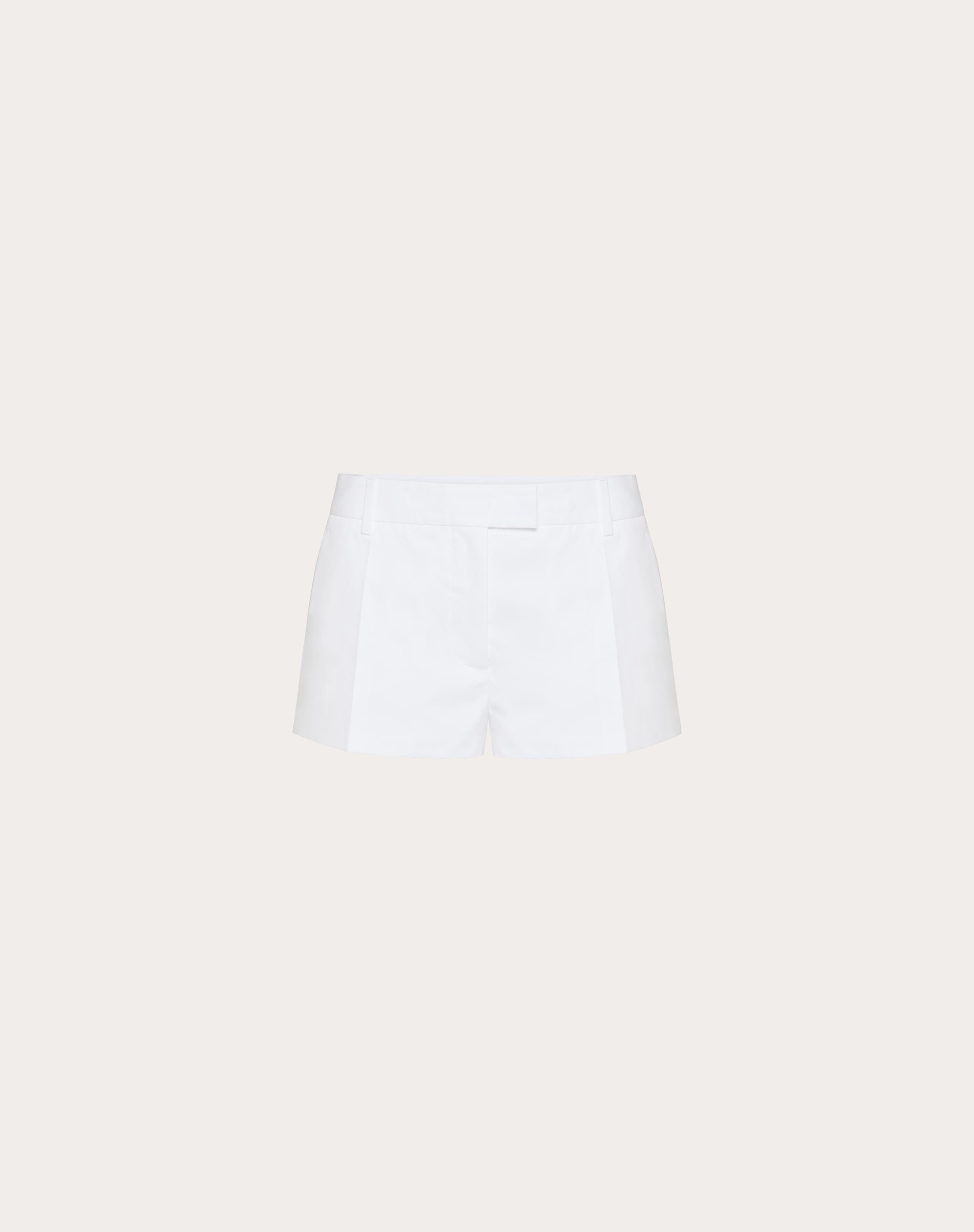 COMPACT POPELINE SHORTS - 1