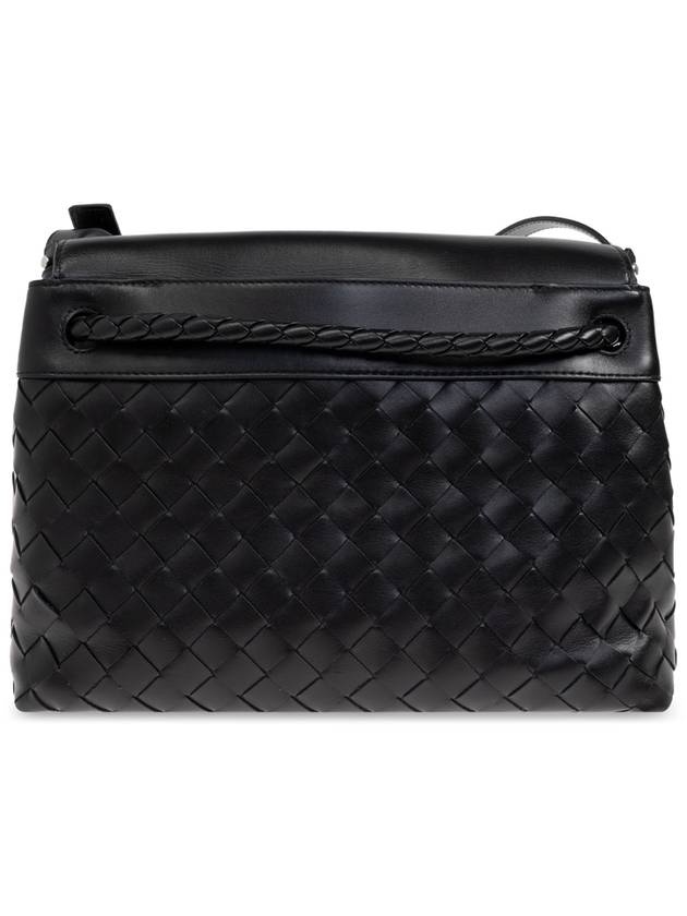 BOTTEGA VENETA ブラック マフラー ブラックスモール イントレ