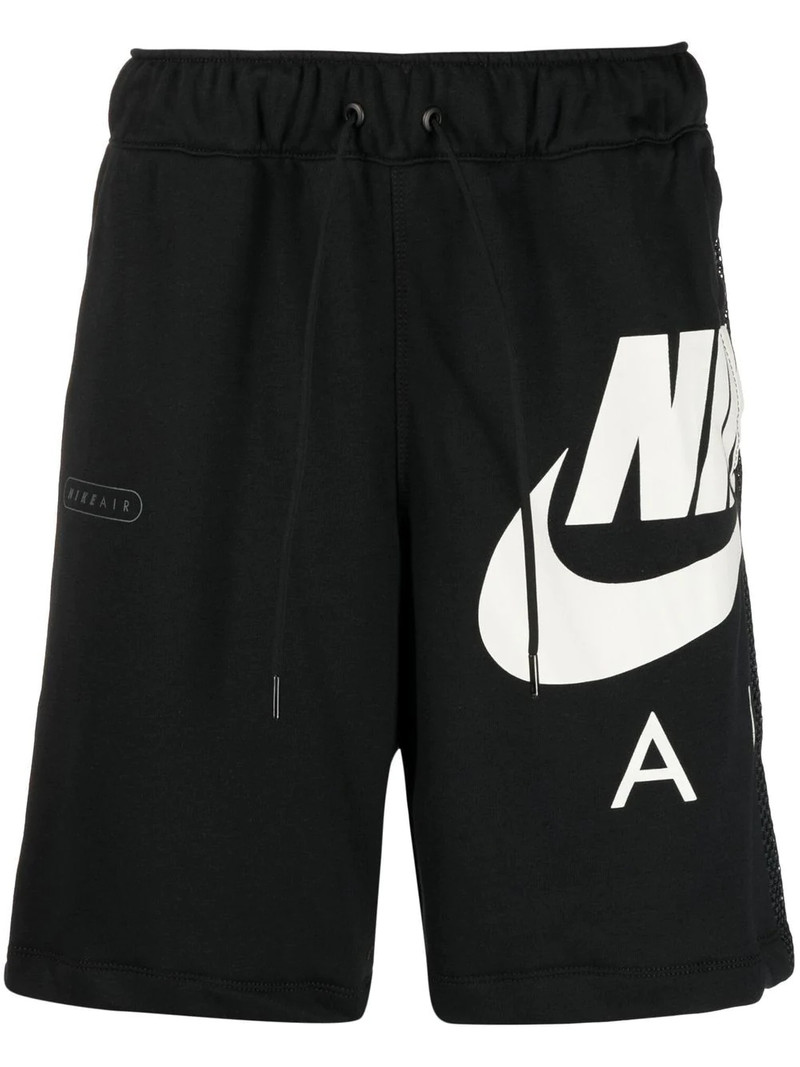 logo-print drawstring shorts - 1