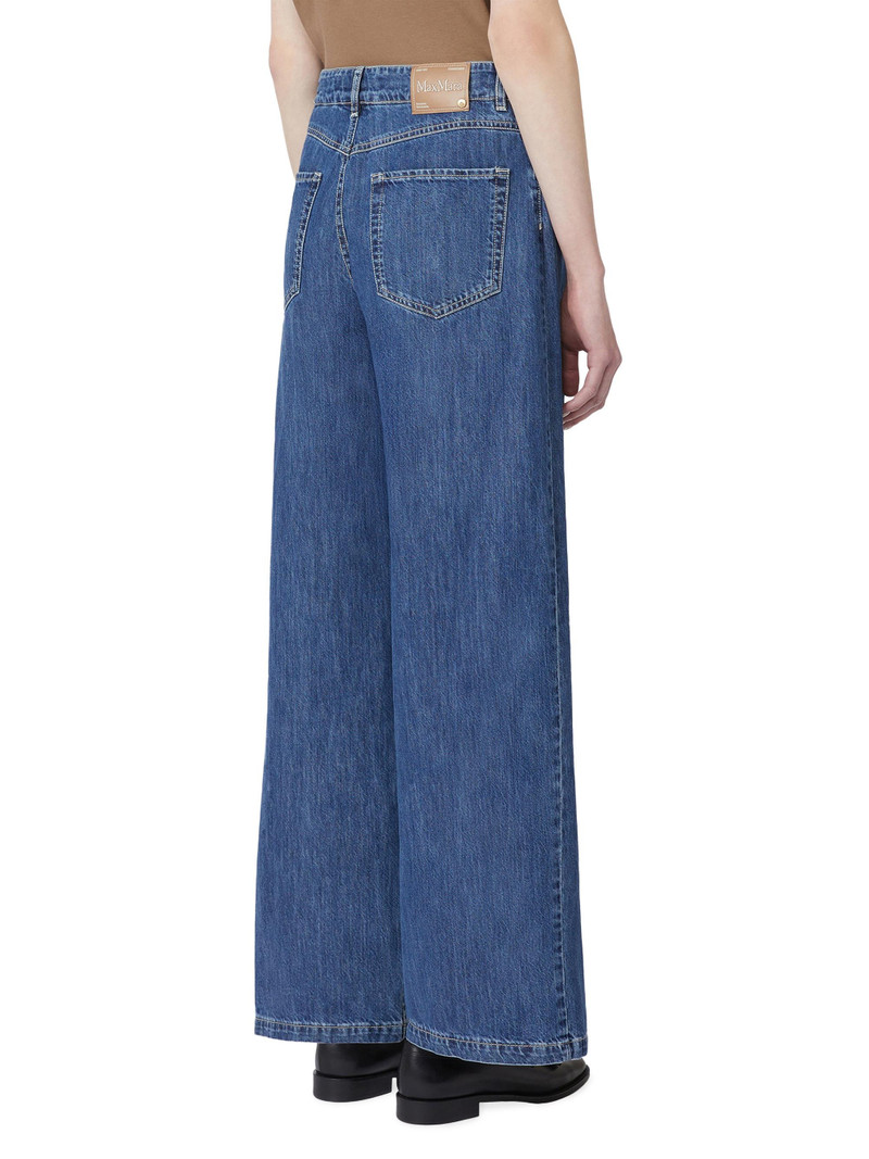 Women's Wide Leg Denim Jeans - Midnightblue 3