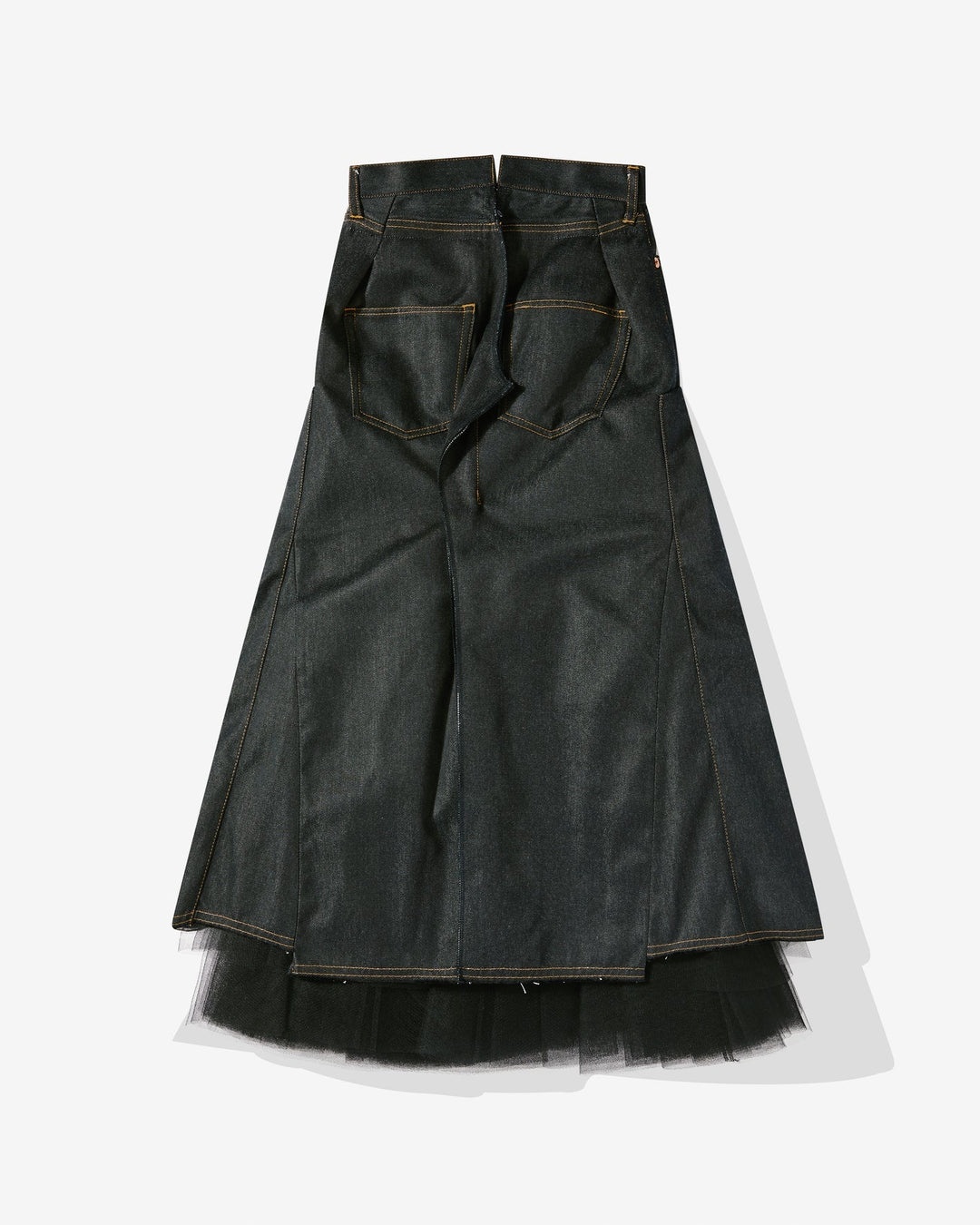 Polyester Denim Skirt - 2