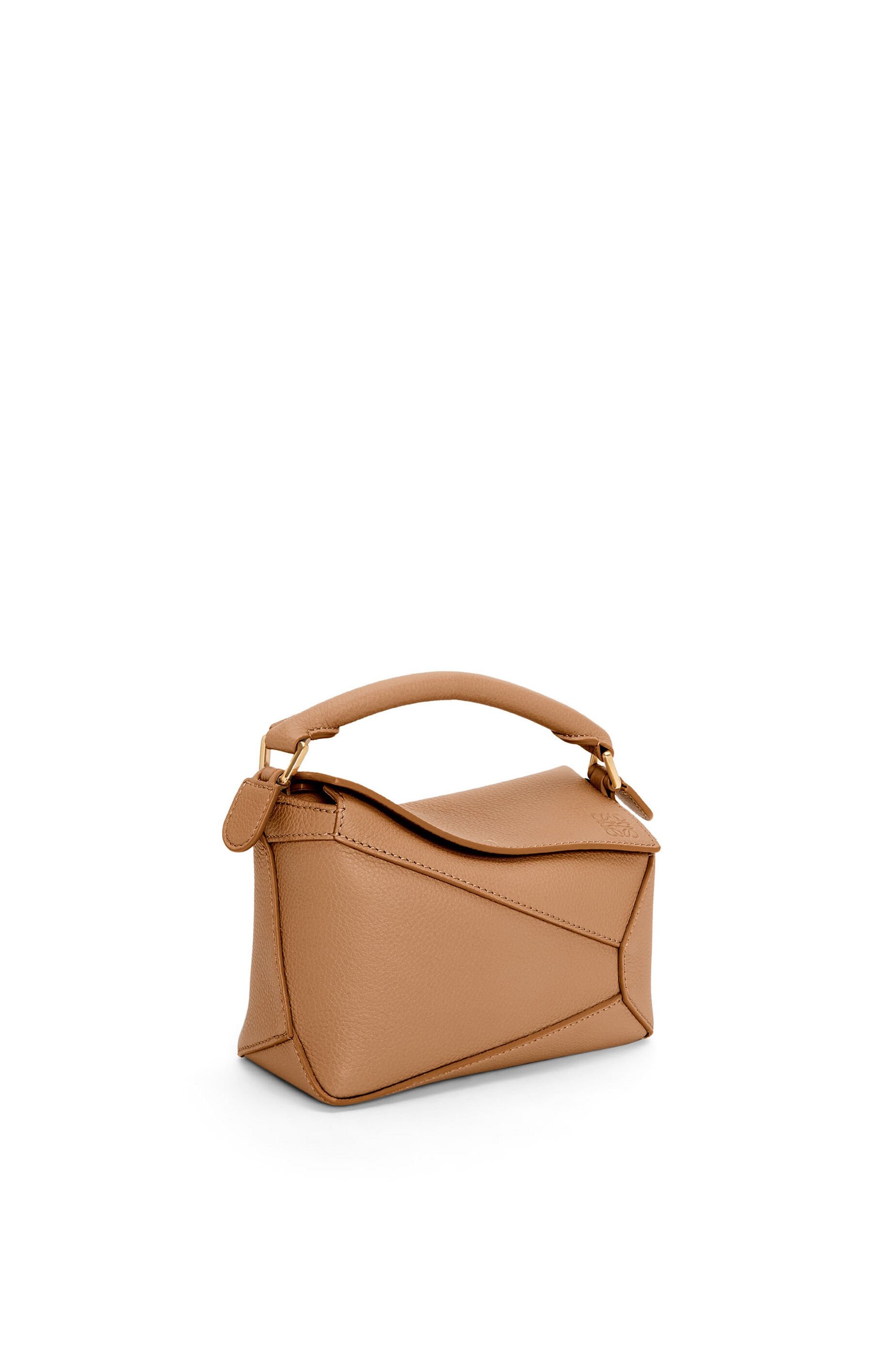 Mini Puzzle bag in soft grained calfskin - 3