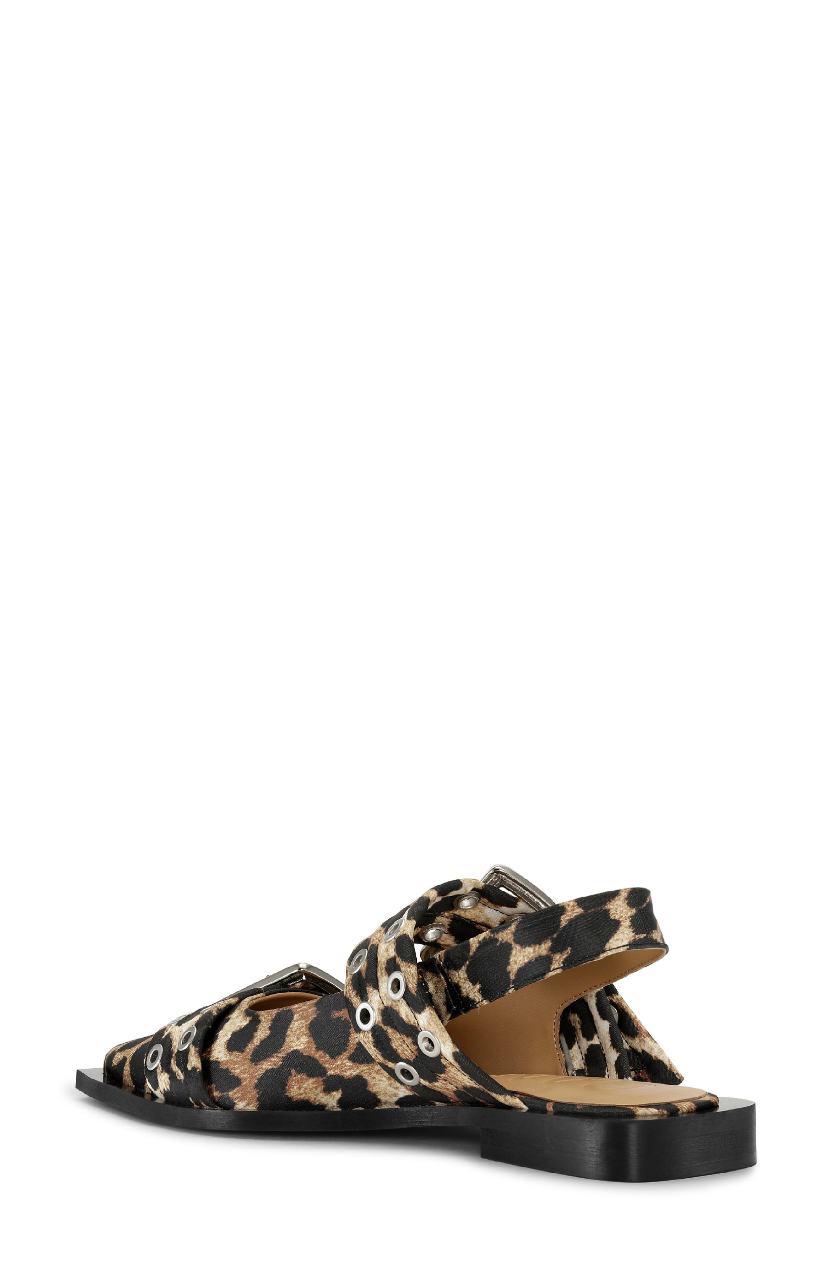 Ganni Slingback Pointed Toe Flat in Leopard at Nordstrom - 2