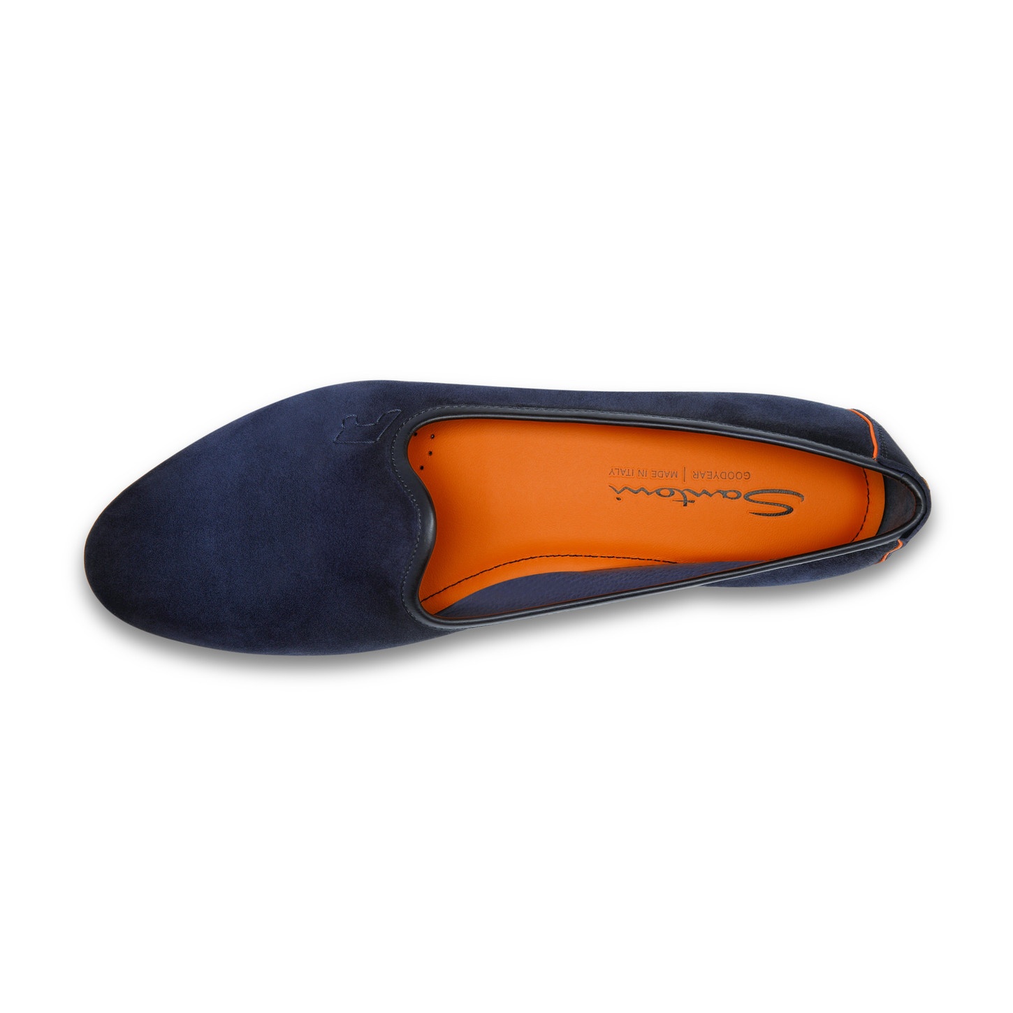 Men's blue suede loafer - 4