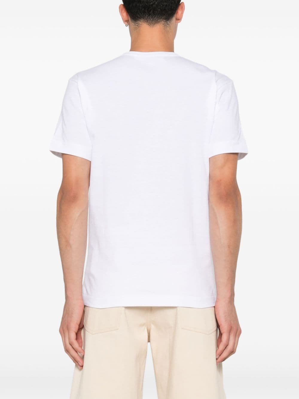 heart-patch T-shirt - 4
