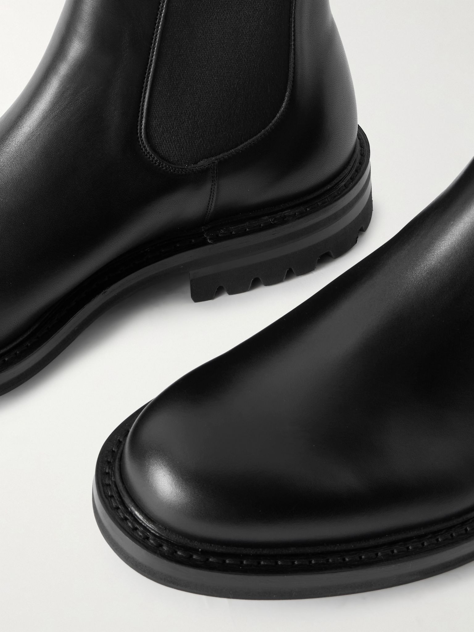McCarthy Leather Chelsea Boots Black - 5