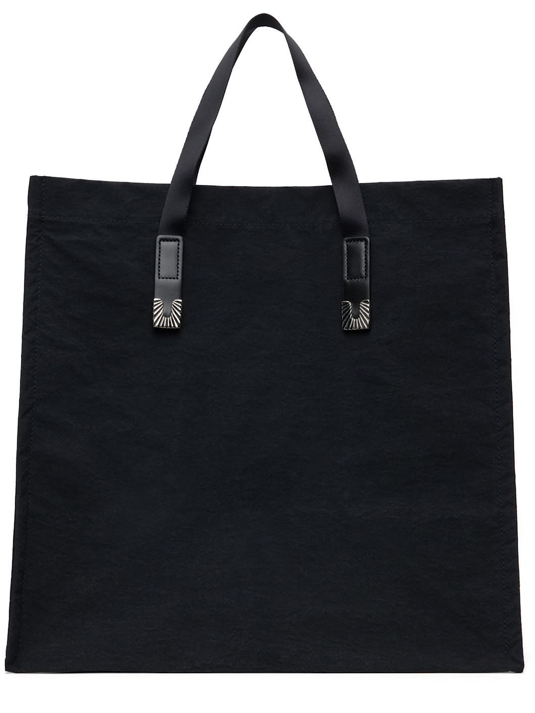Black Square Tip Tote - 1