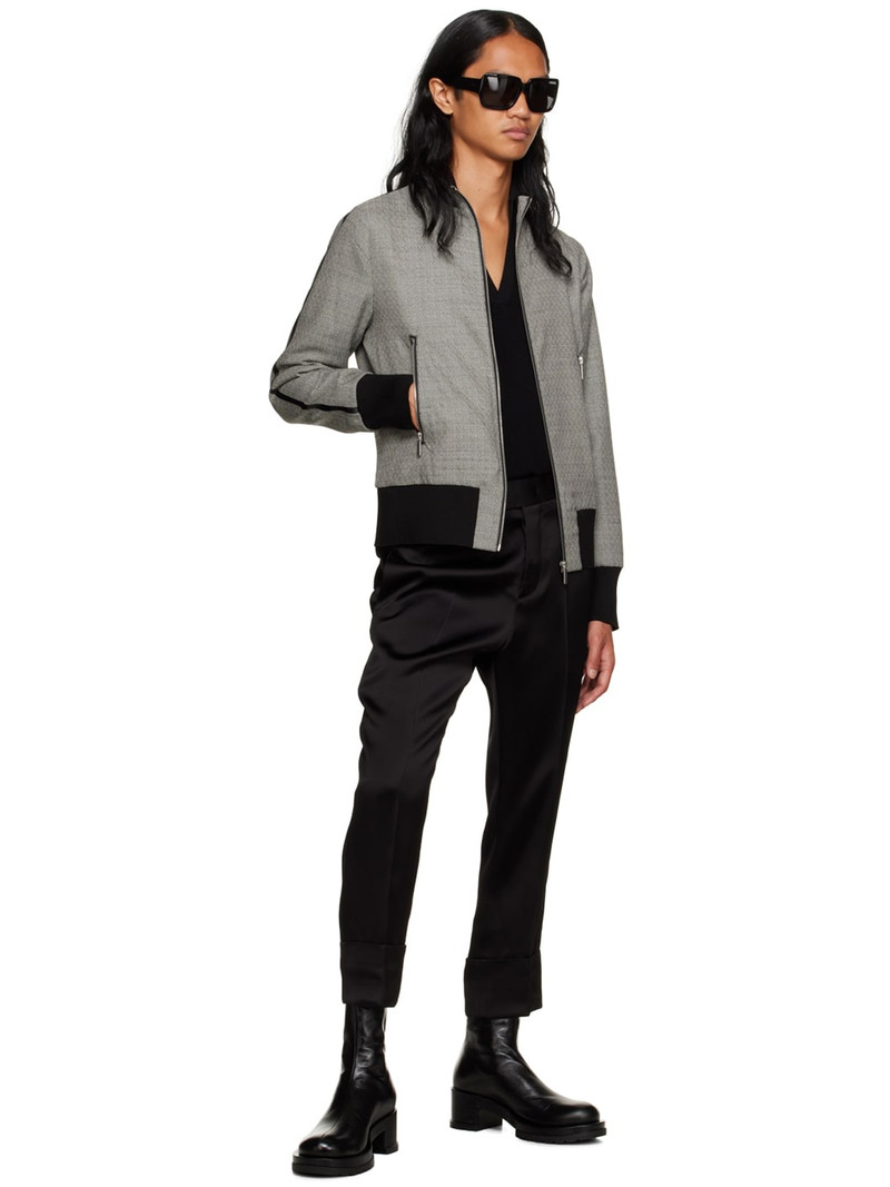 SAPIO Gray Nº 13 Bomber Jacket outlook