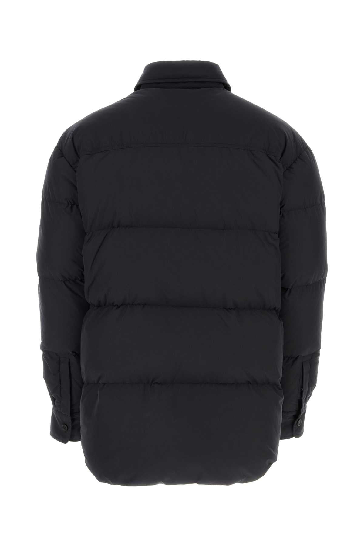 Off White Men Black Polyester Down Jacket - 2