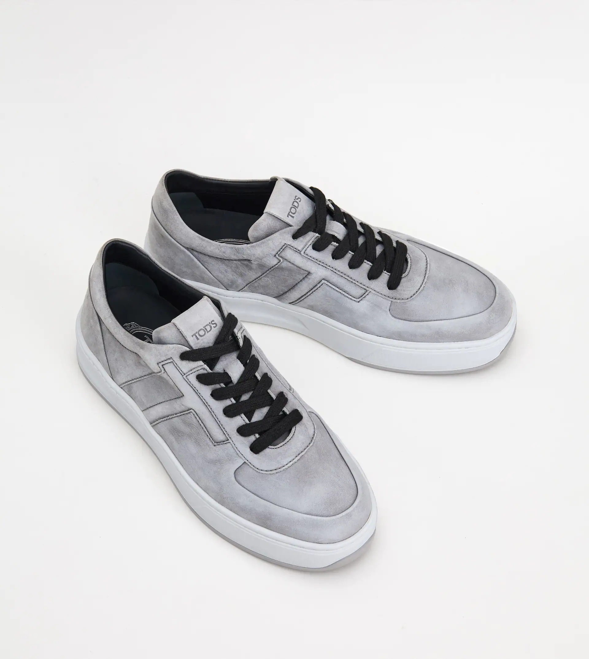 SNEAKERS IN NUBUCK - GREY - 3