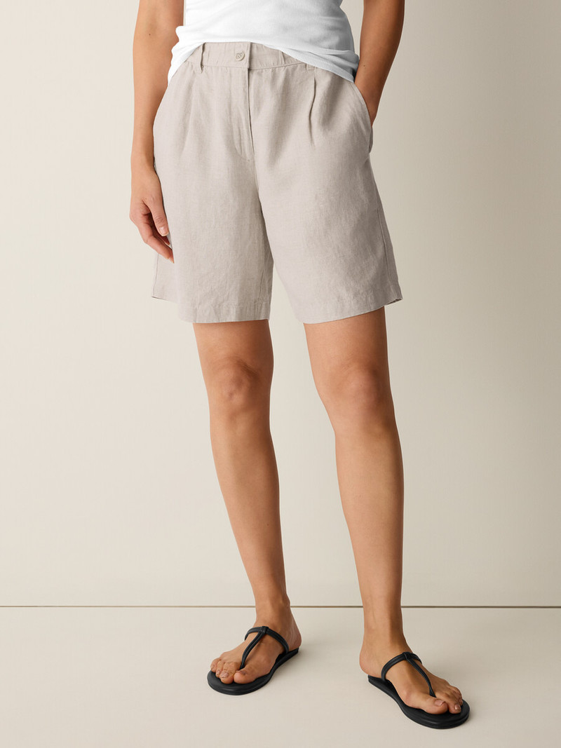 Organic Linen Shorts 3