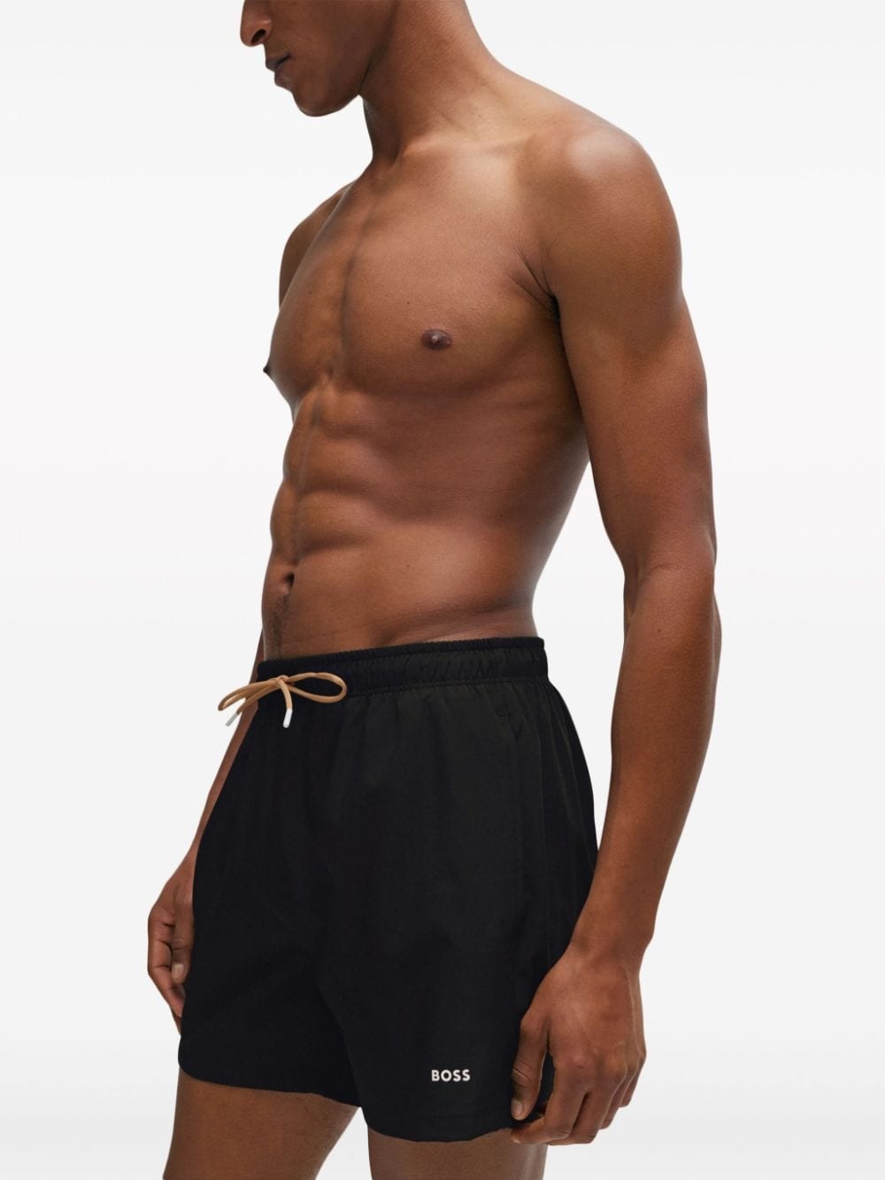 logo-print swim shorts - 4