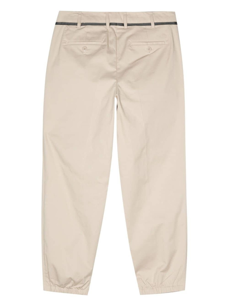 Neil Barrett mid waist slim-fit trousers outlook
