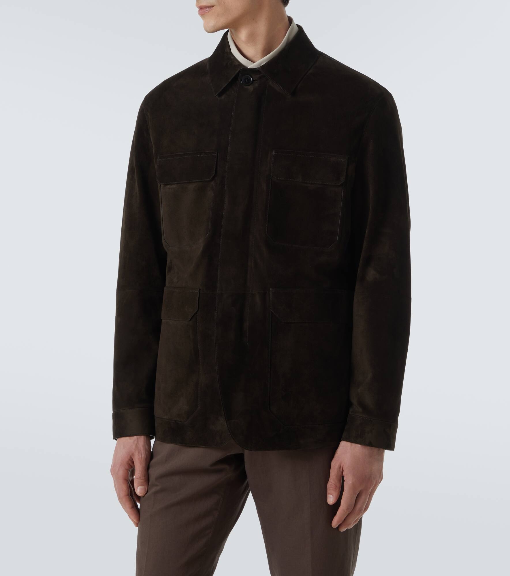 Leather field jacket - 3